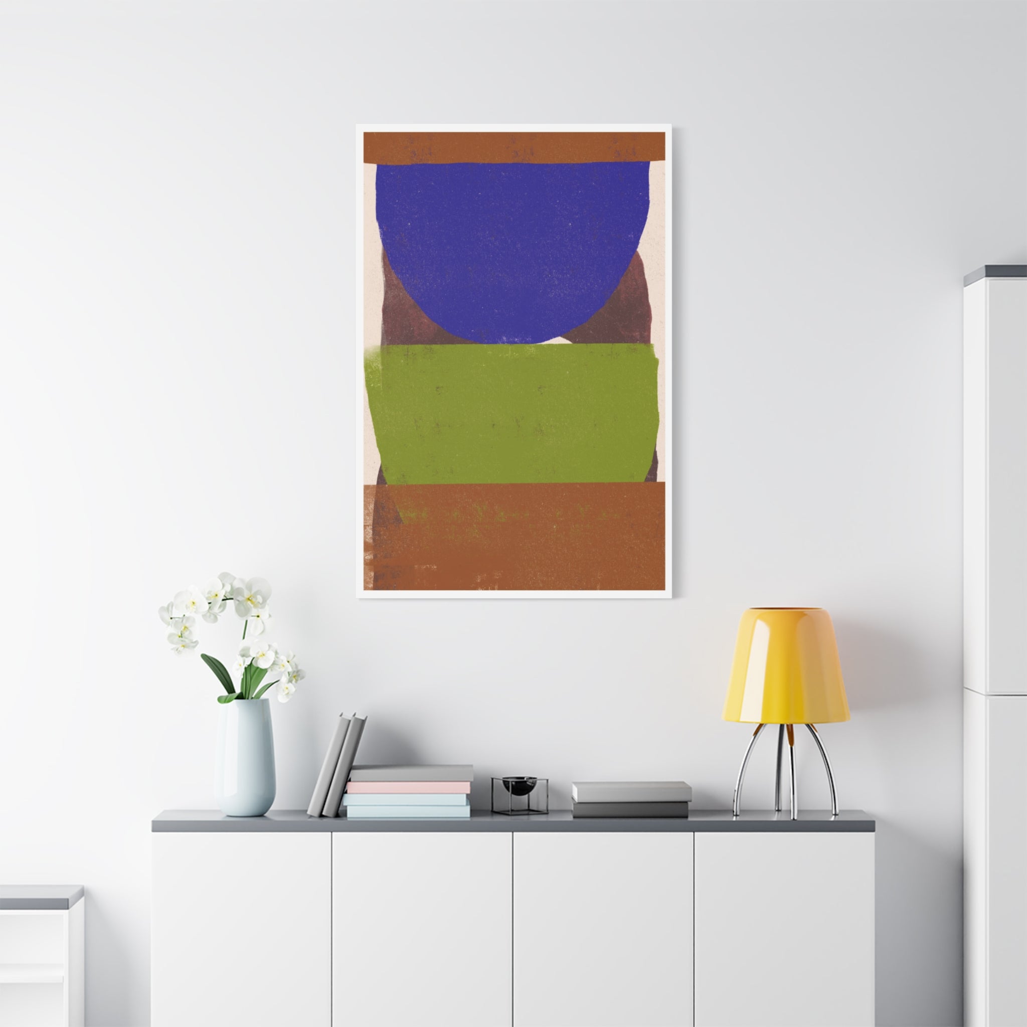 Cobalt Meadow Horizon - Canvas