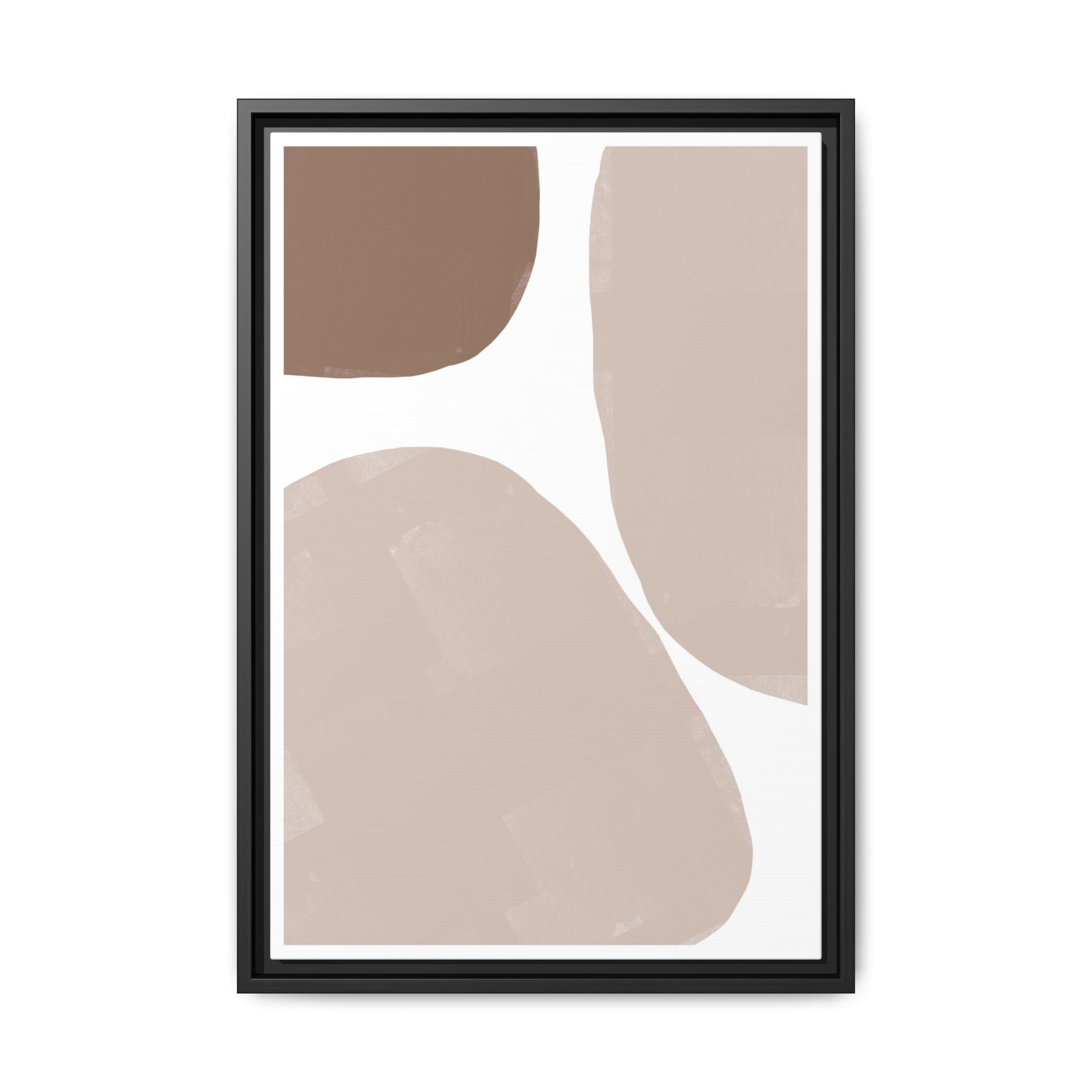 Muted Clay Horizons - Framed
