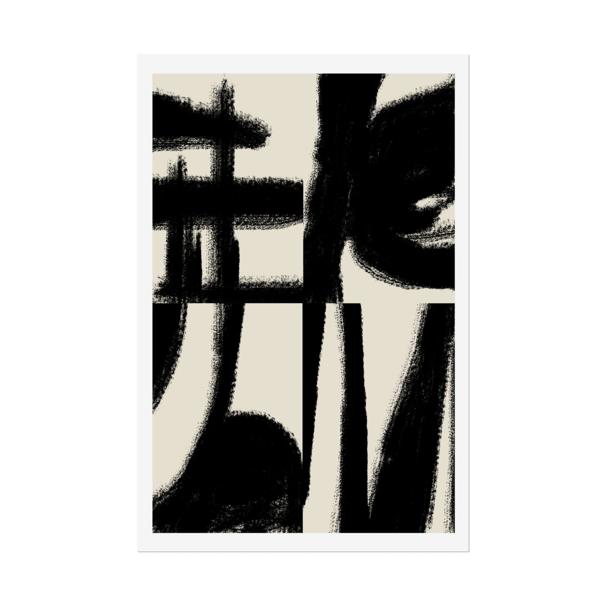 Midnight Gesture Fragments - Poster