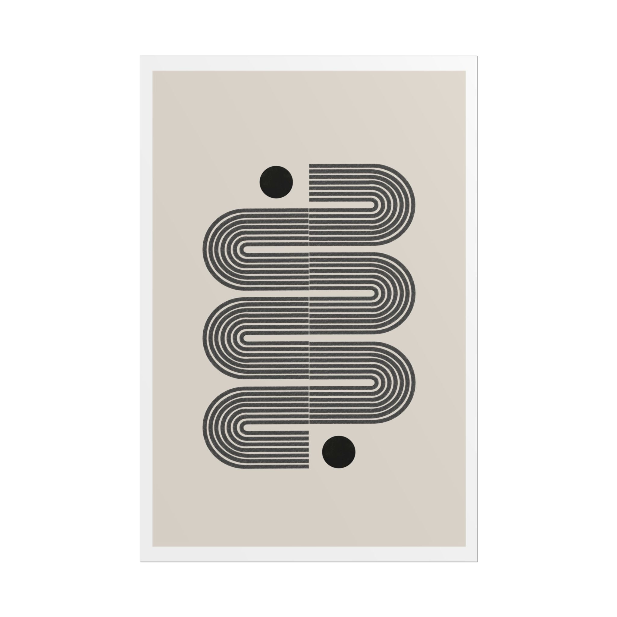 Midnight Circuit Flow - Poster