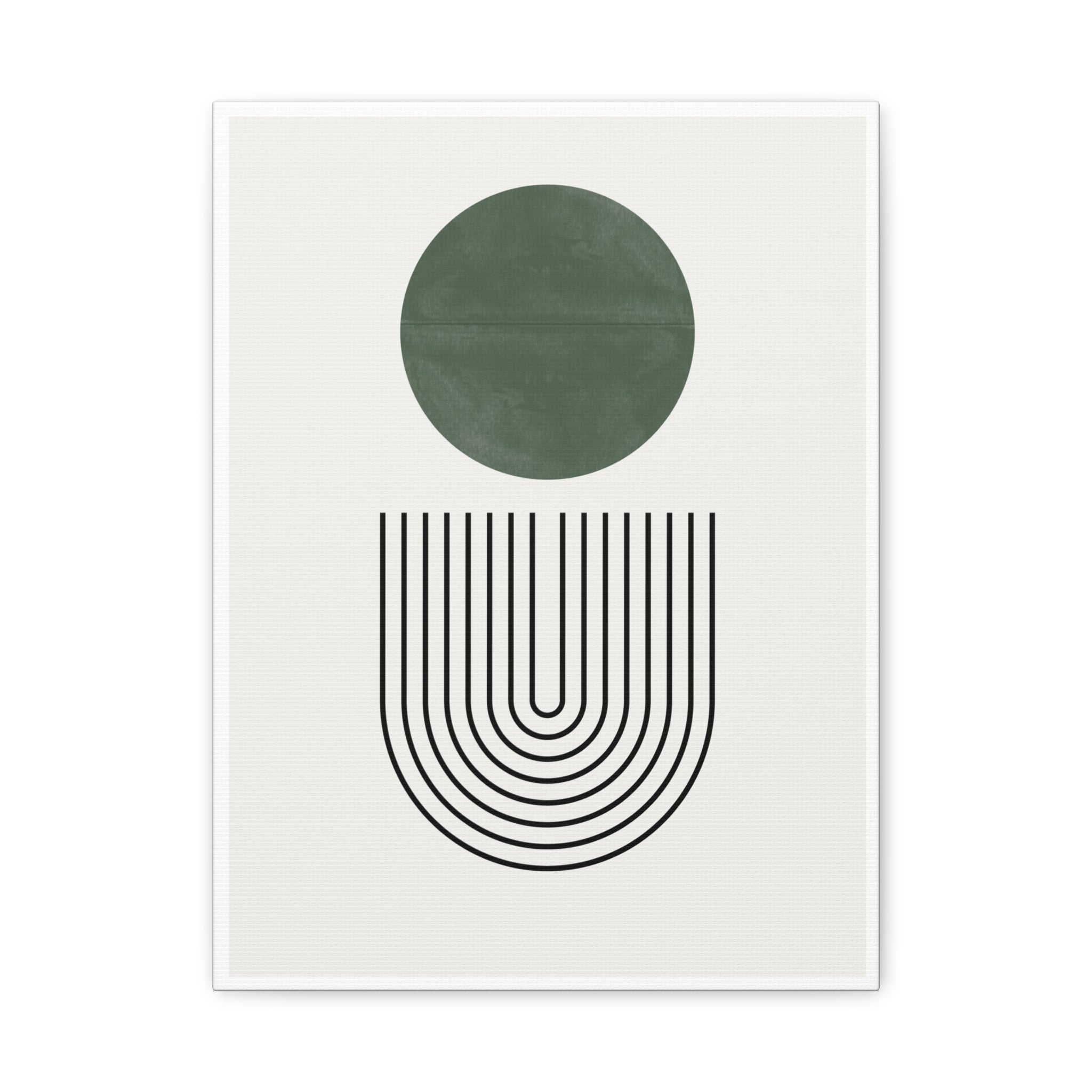 Emerald Orbit Pathways - Canvas