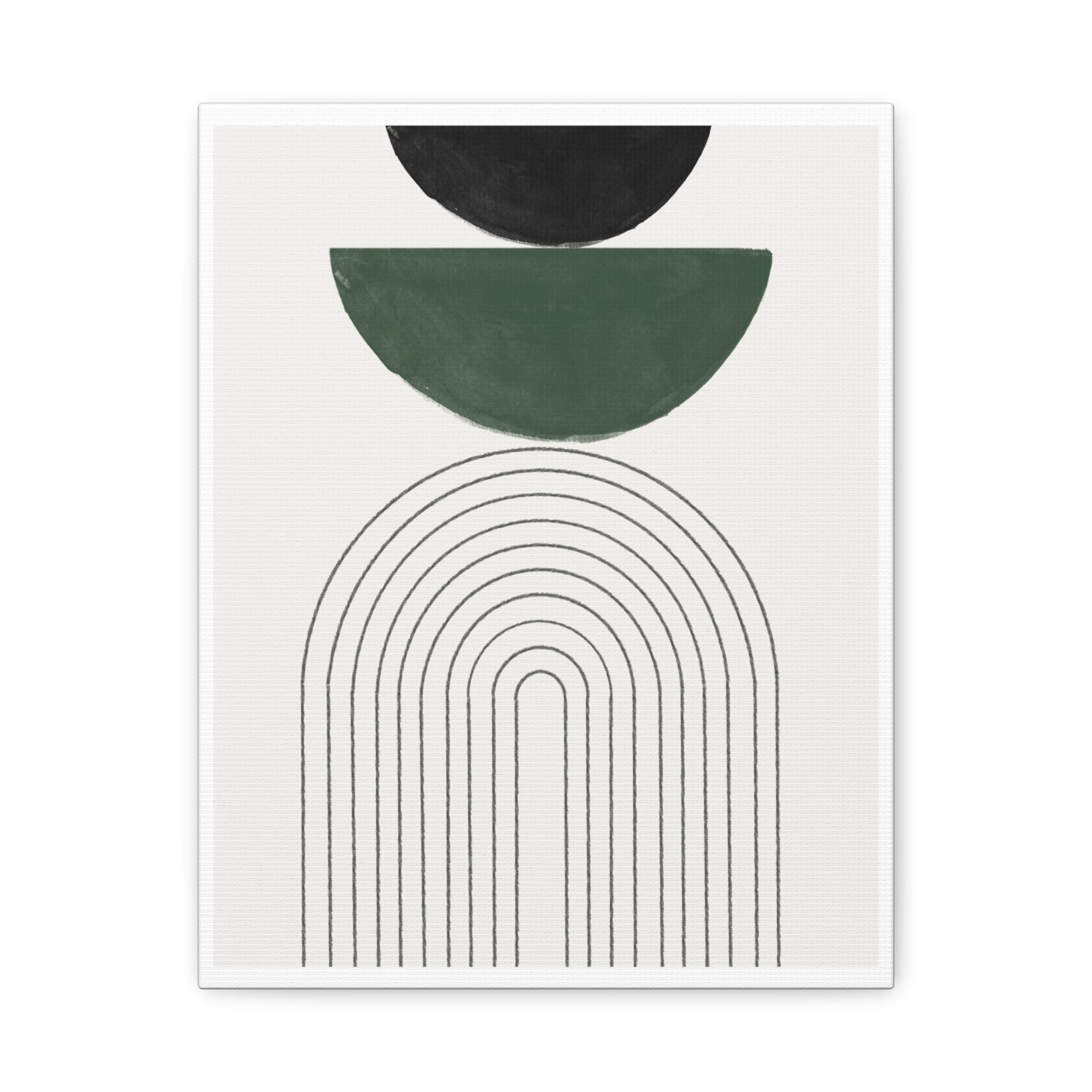 Emerald Arc Horizon - Canvas
