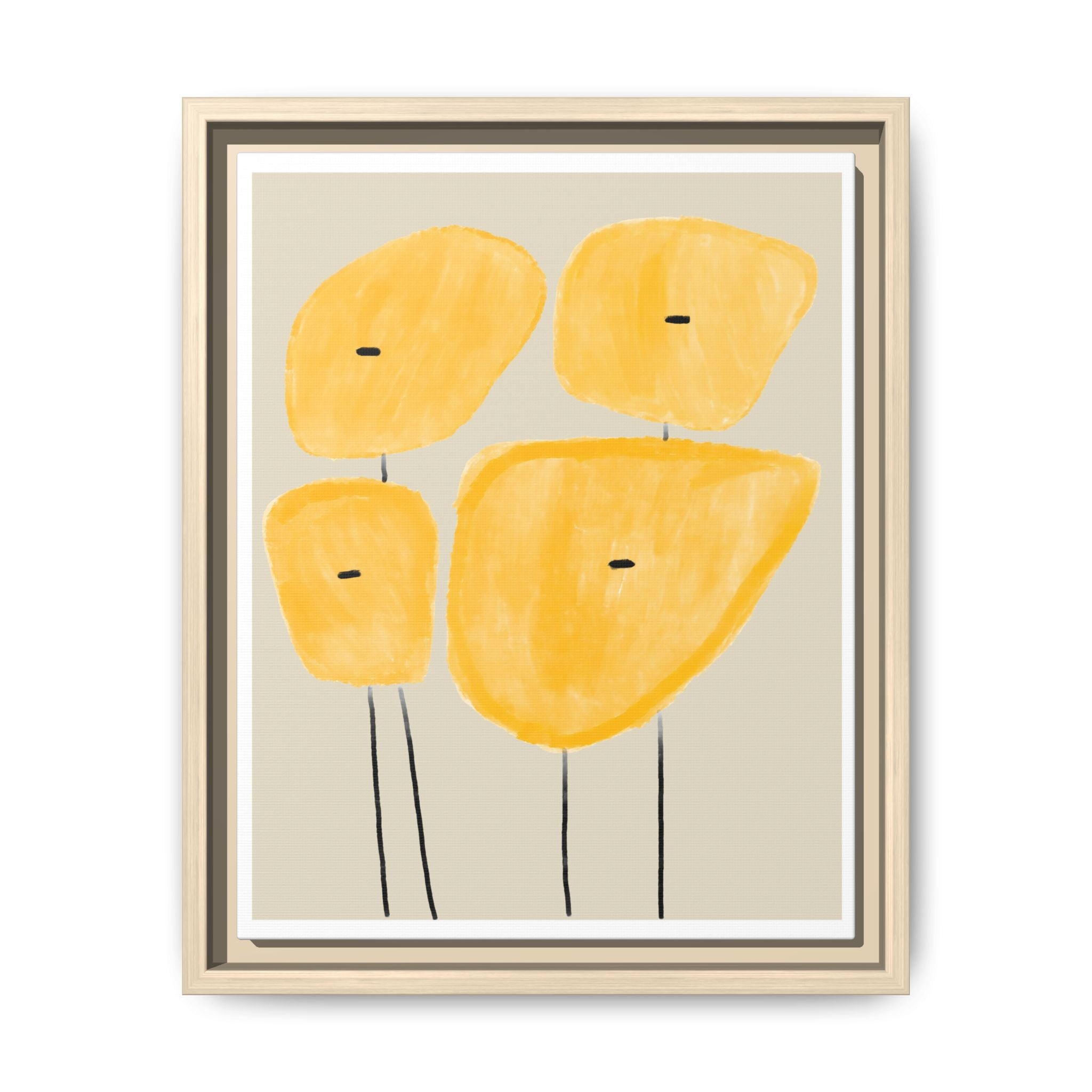 Golden Meadow Figures - Framed