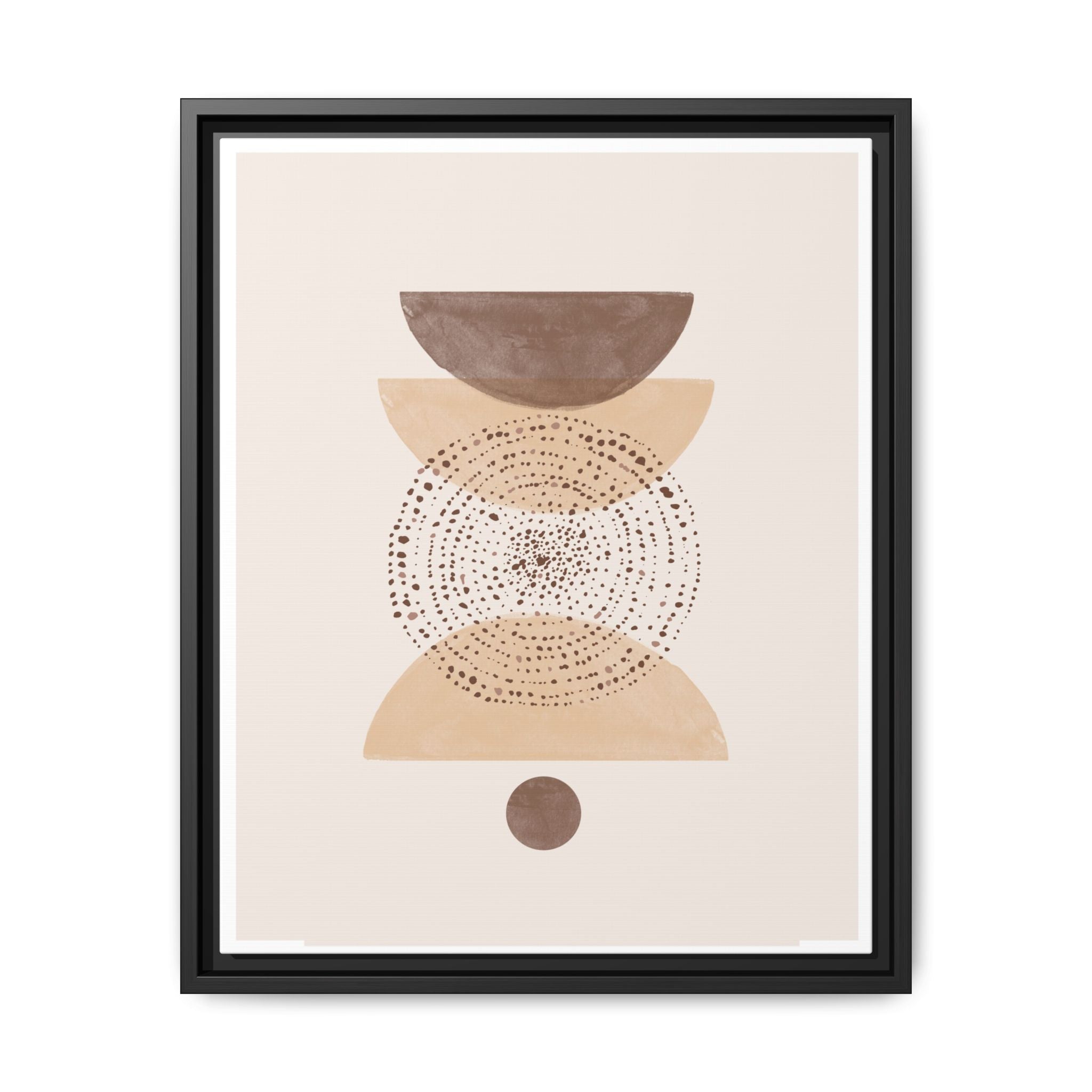 Terracotta Orbit Balance - Framed