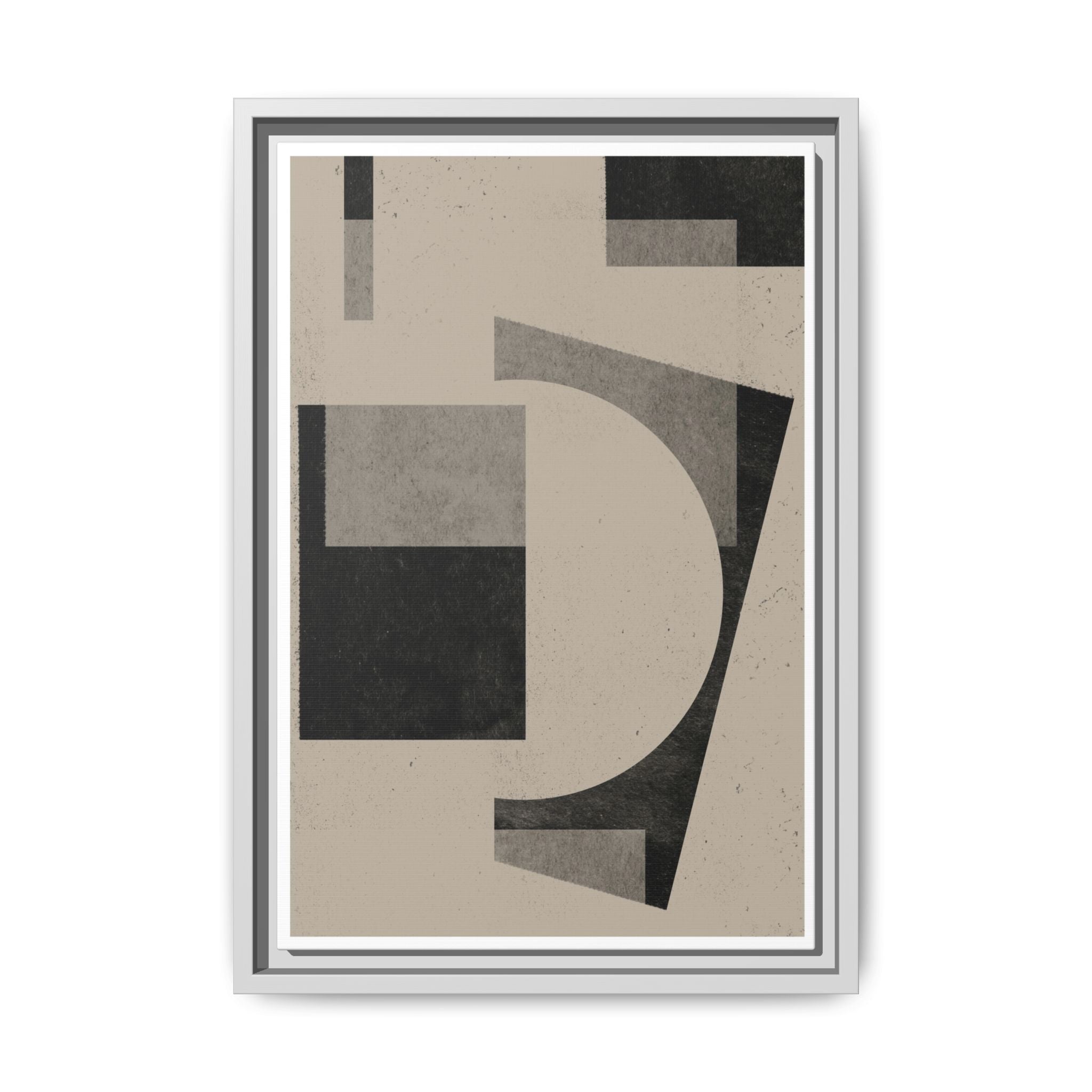Obsidian Balance Study - Framed