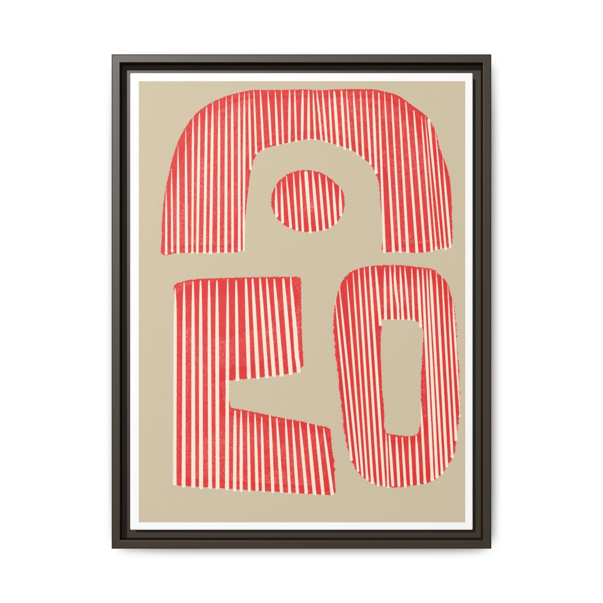 Coral Echo Forms - Framed
