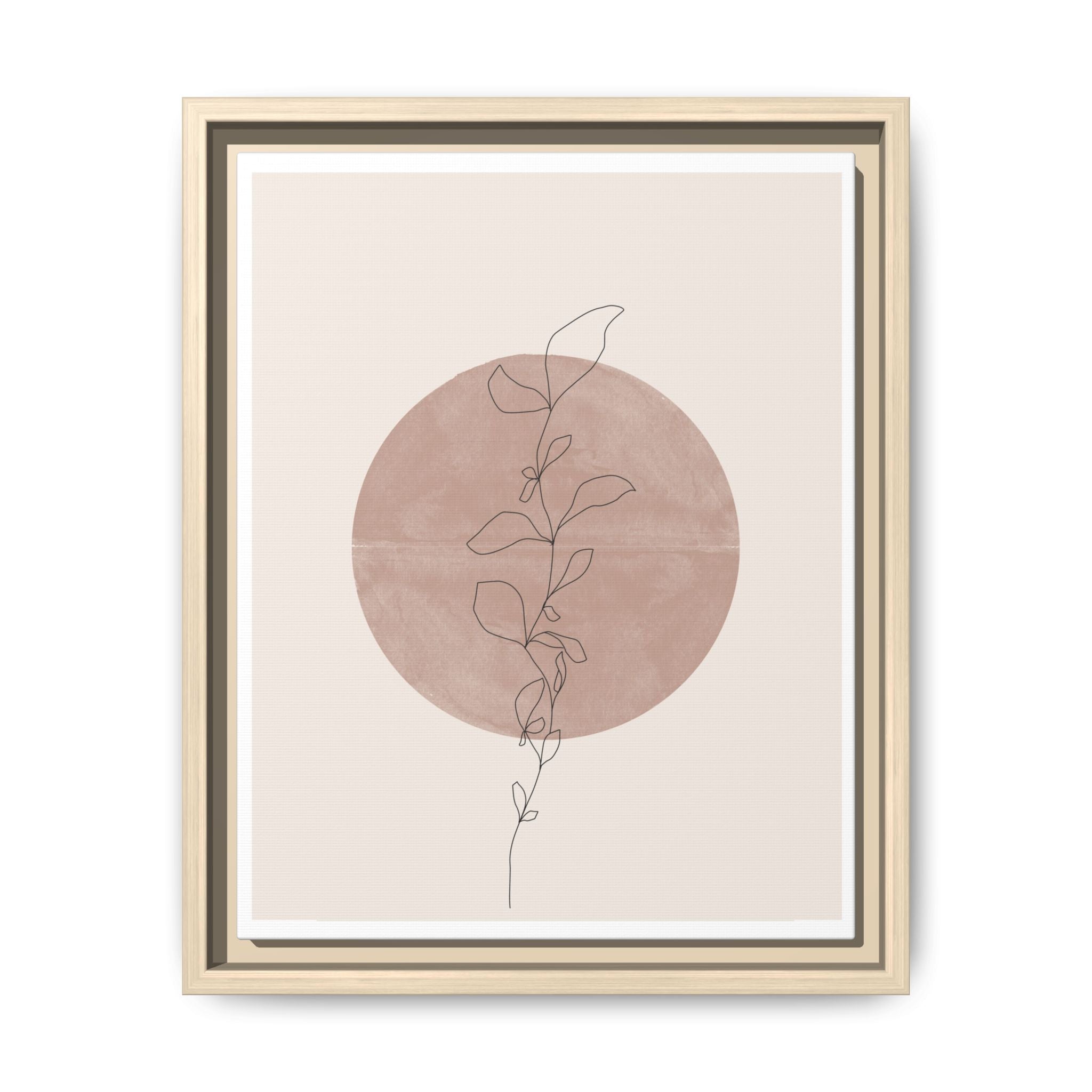 Blush Moonvine Quietude - Framed