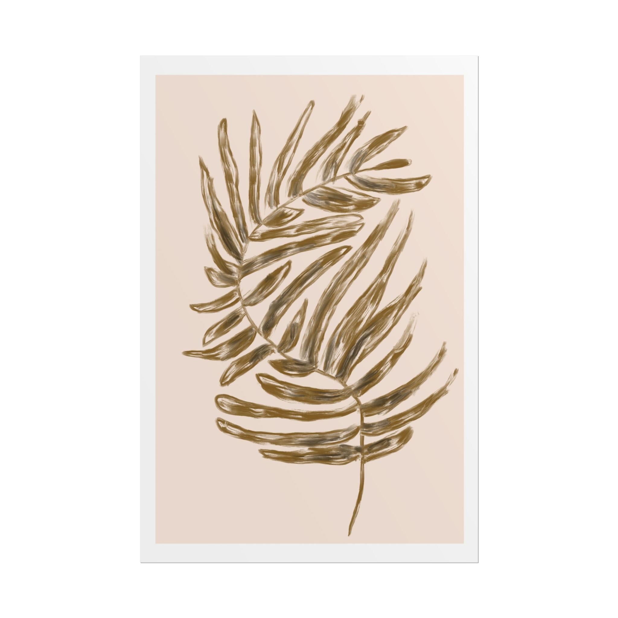 Golden Frond Reverie - Poster