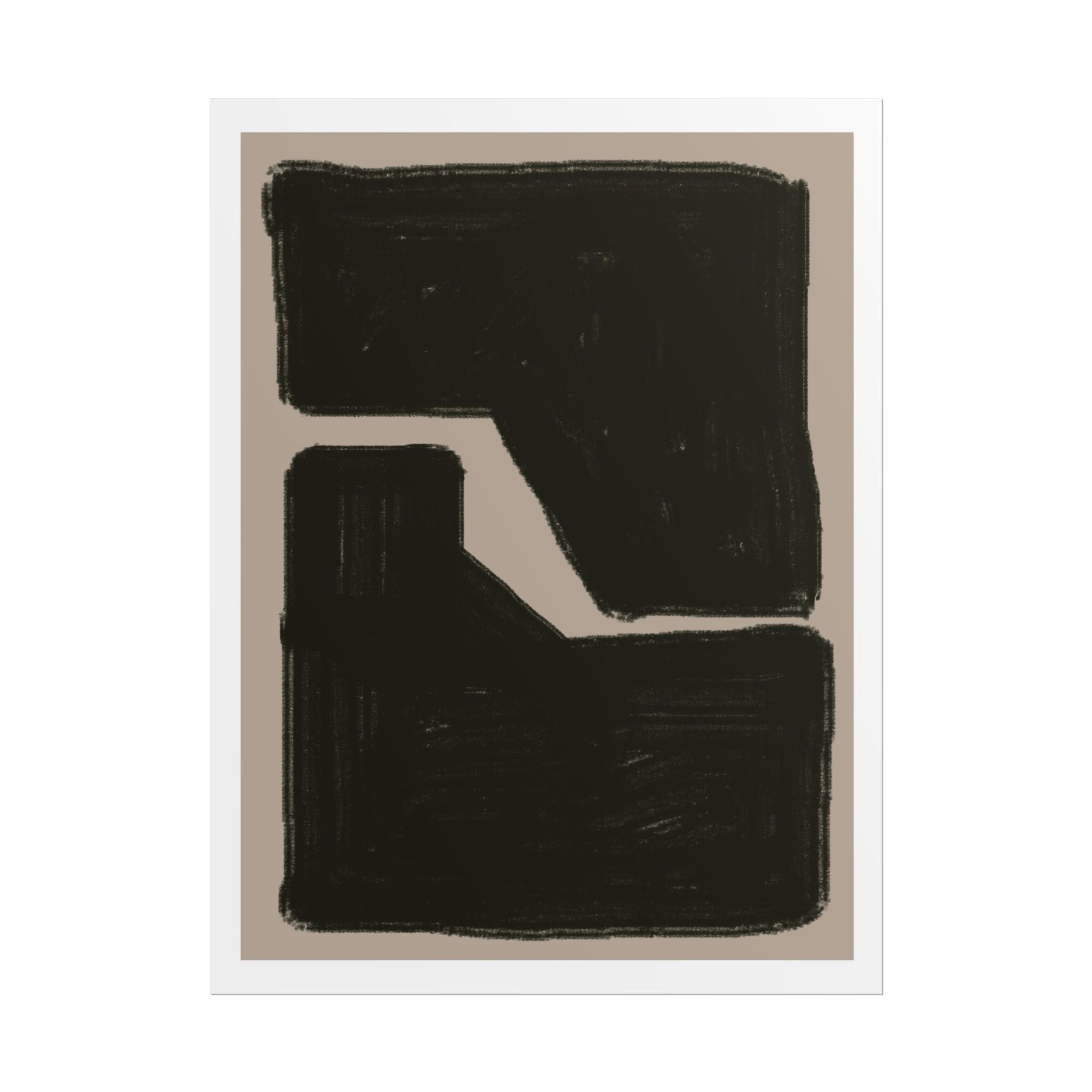 Midnight Geometry Passage - Poster