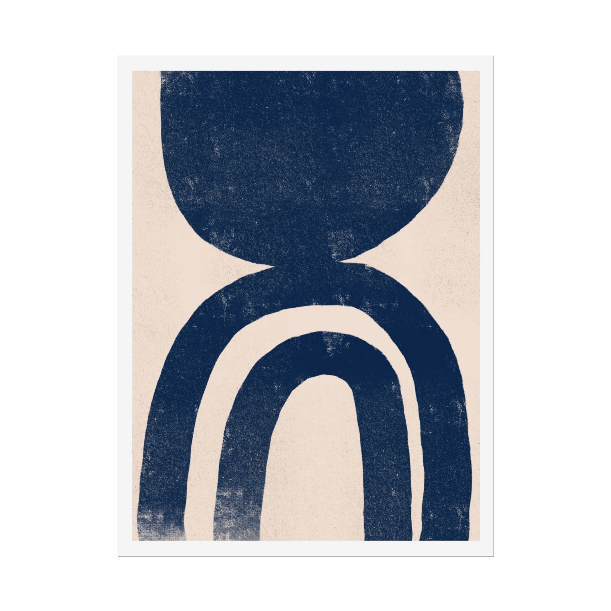 Indigo Arch Stillness - Poster