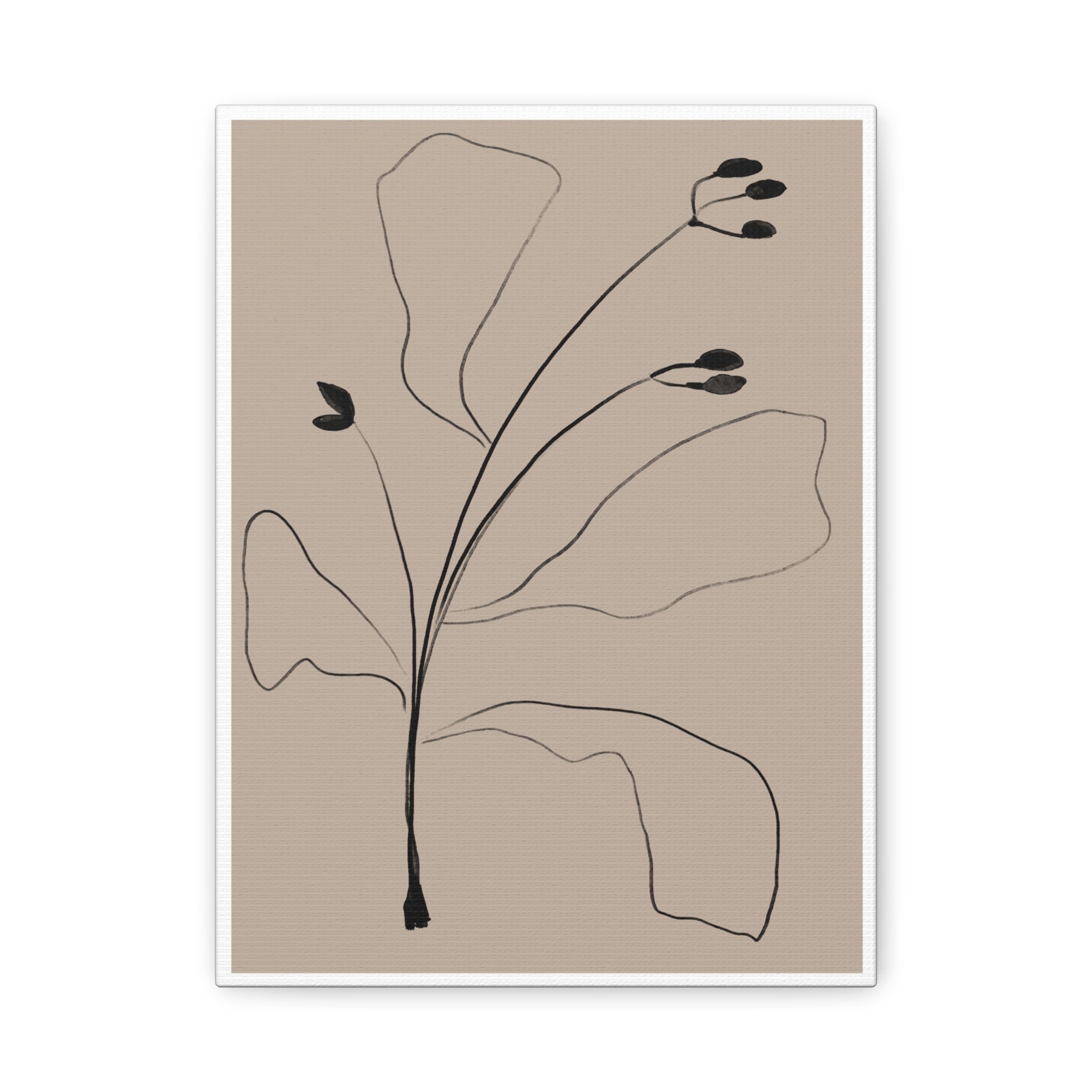 Quiet Botanical Gesture - Canvas