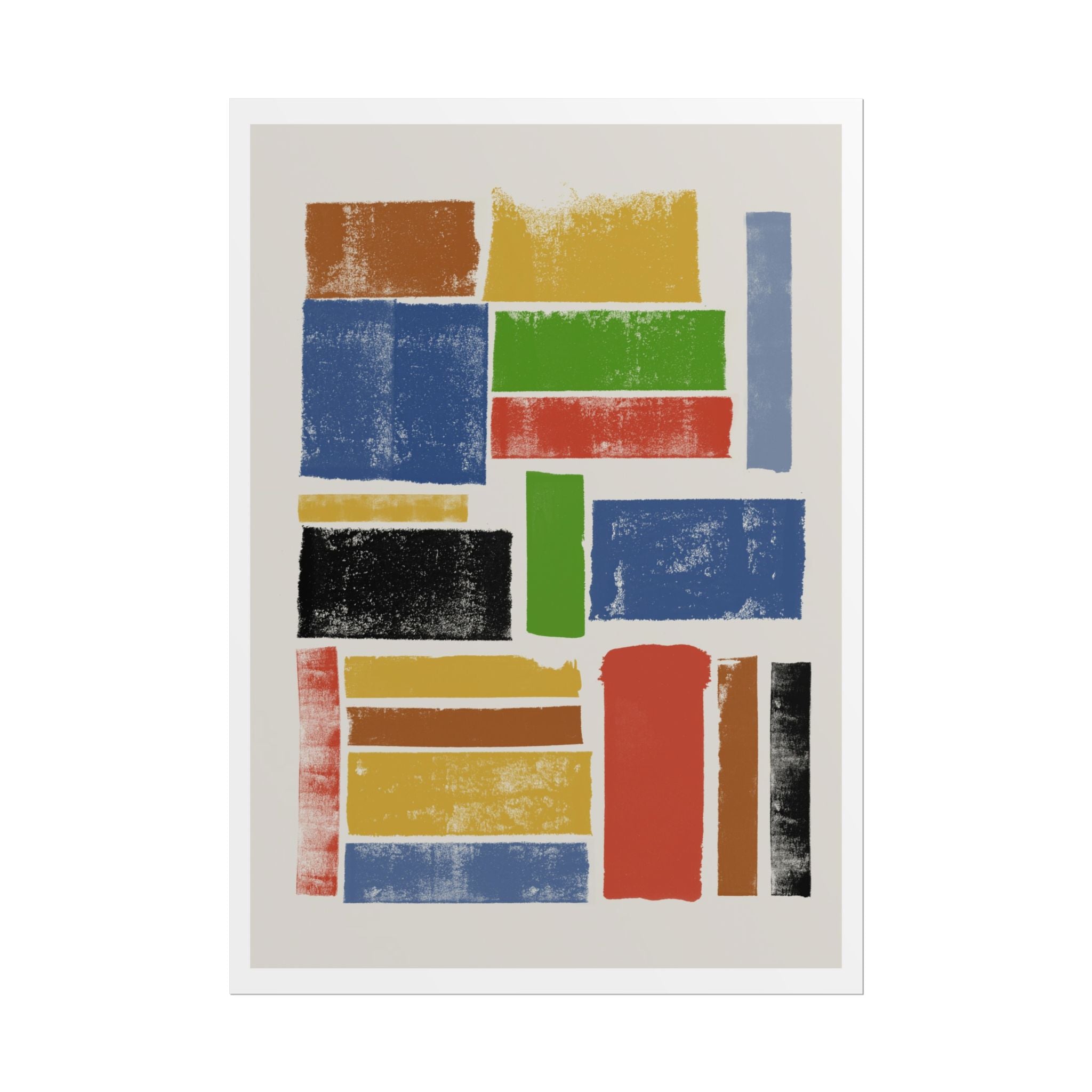 Playful Color Rhythm - Poster