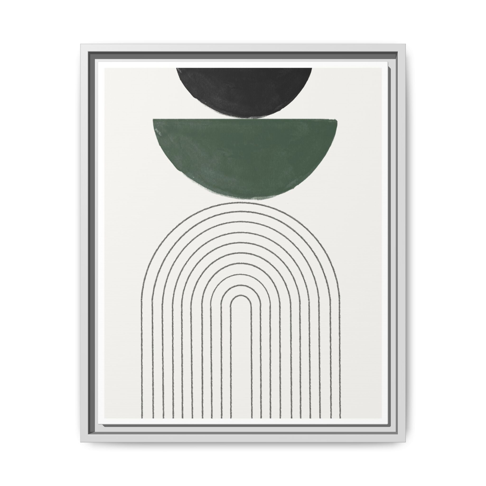 Emerald Arc Horizon - Framed