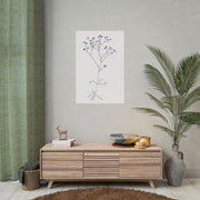 Blue Meadow Whisper - Poster