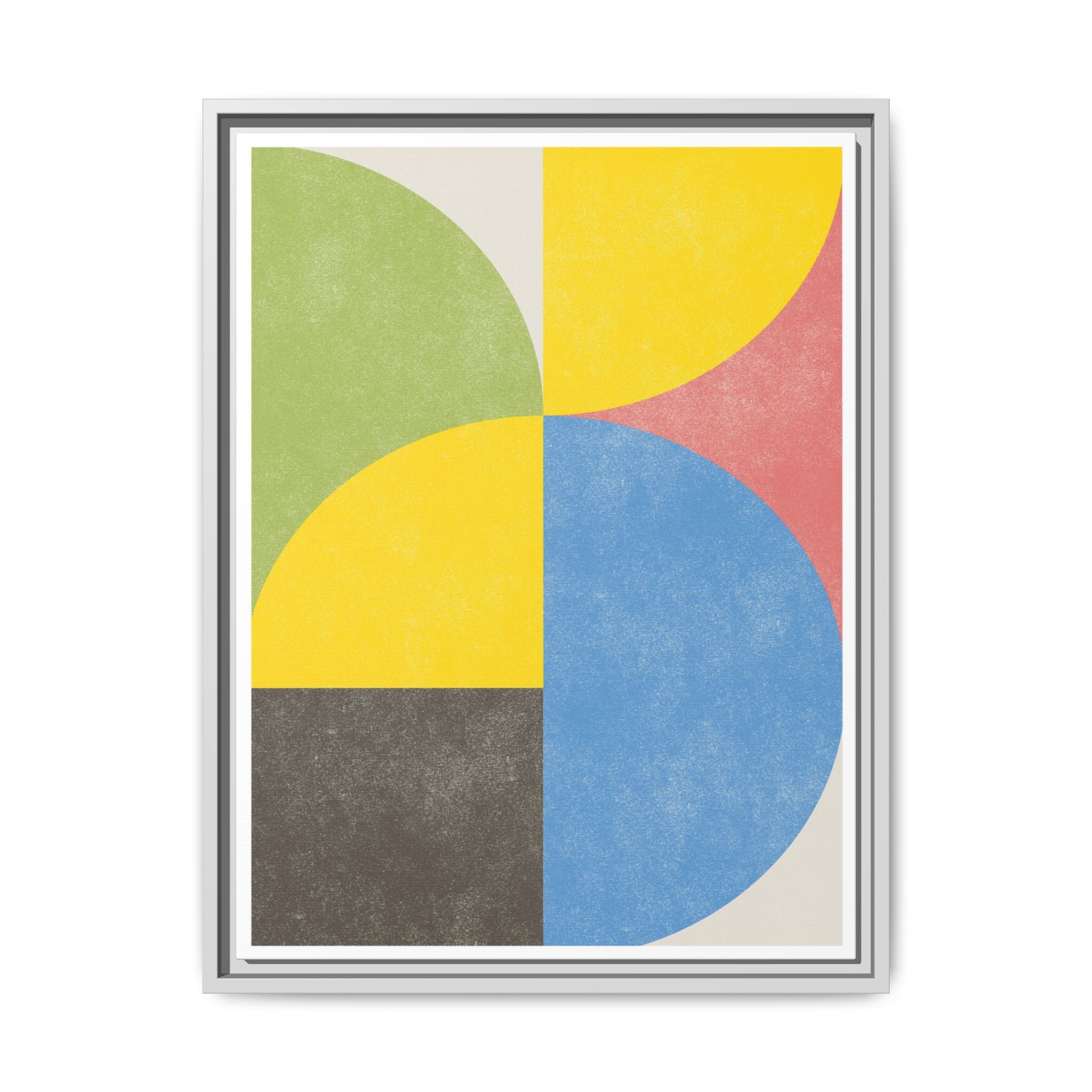 Pastel Orbit Rhythm - Framed