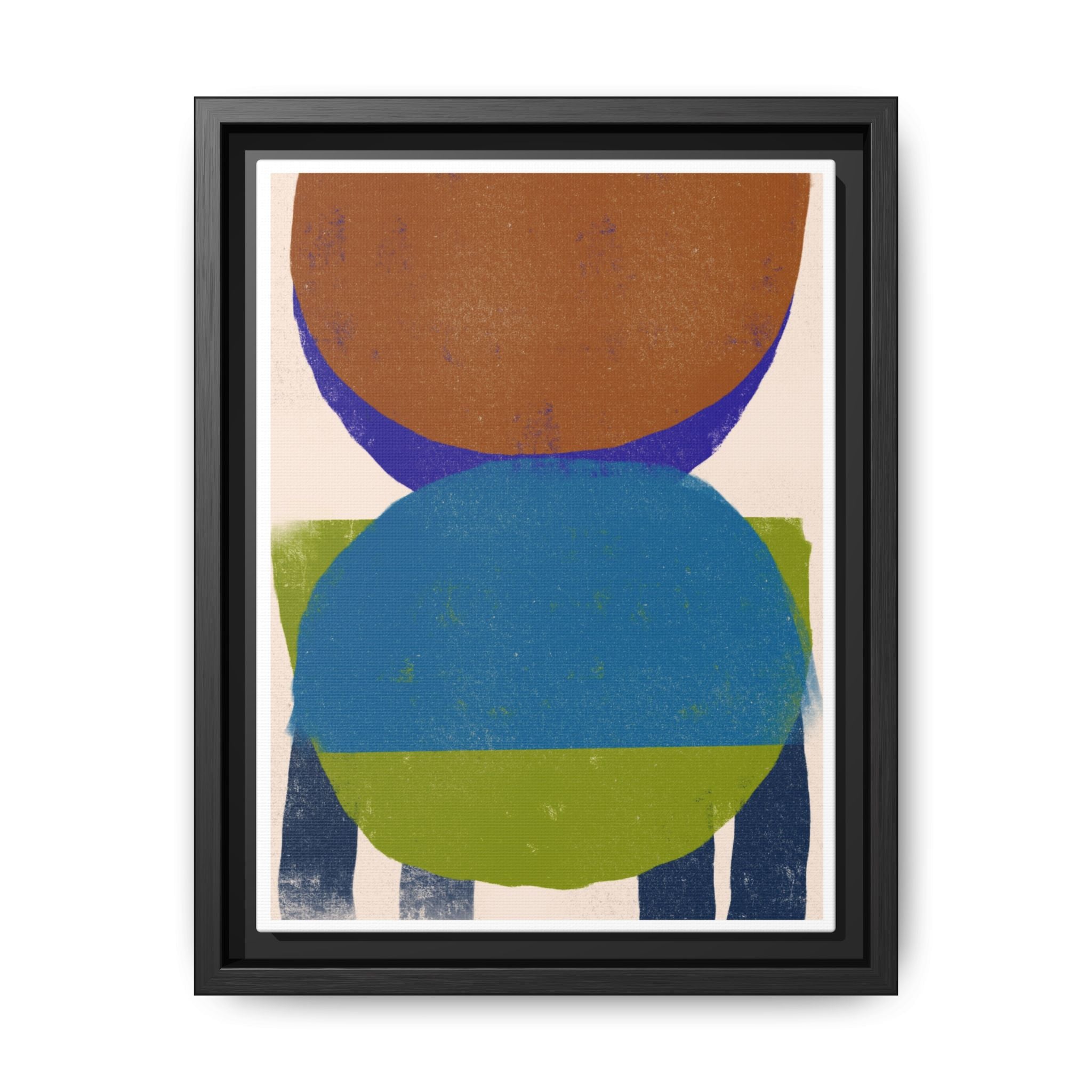 Azure Meadow Eclipse - Framed