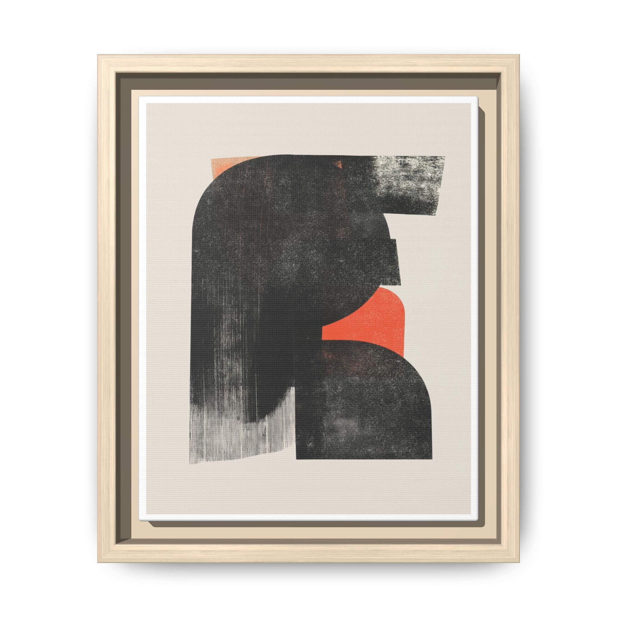 Ember Shadow Structure - Framed