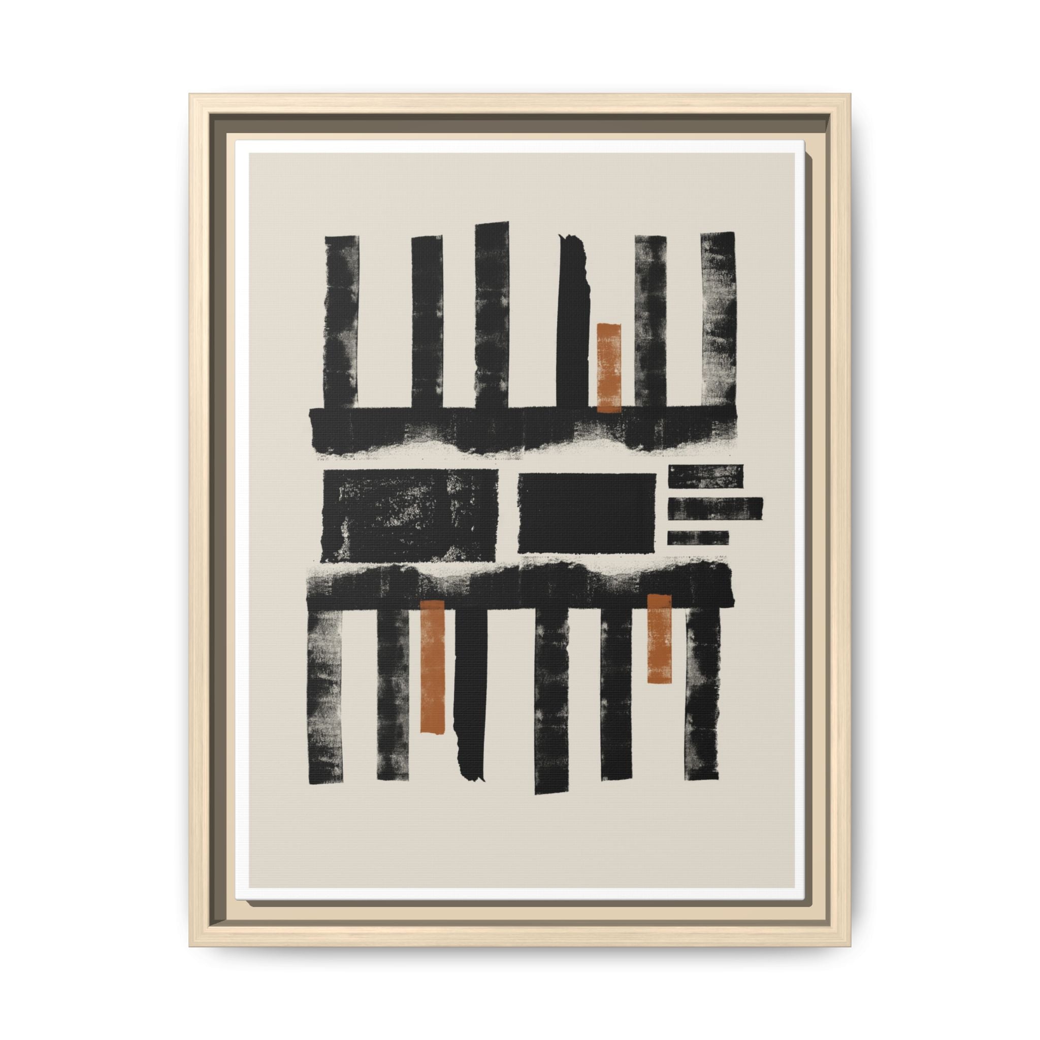 Amber Shadow Alignments - Framed