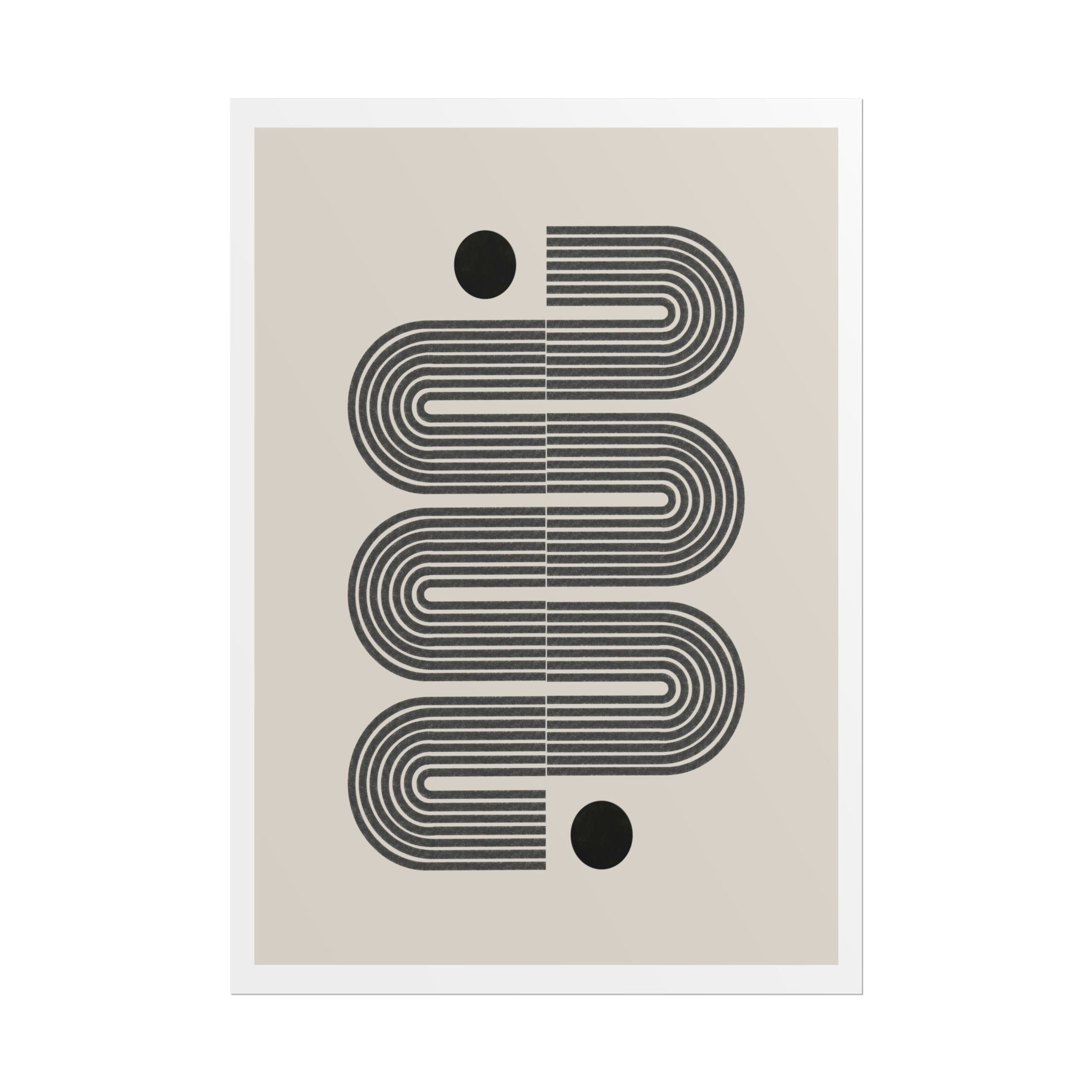 Midnight Circuit Flow - Poster