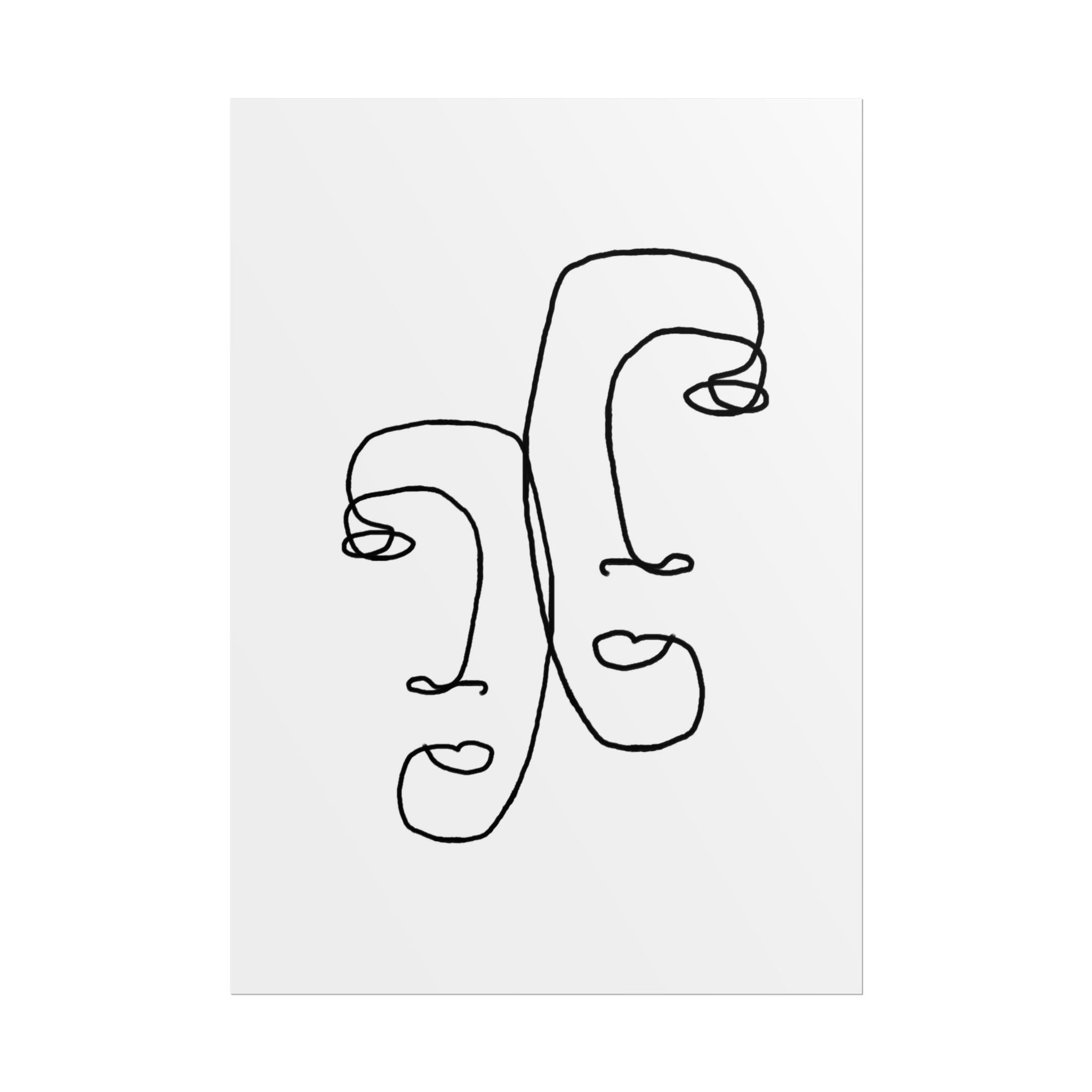 Silent Dual Reflections - Poster