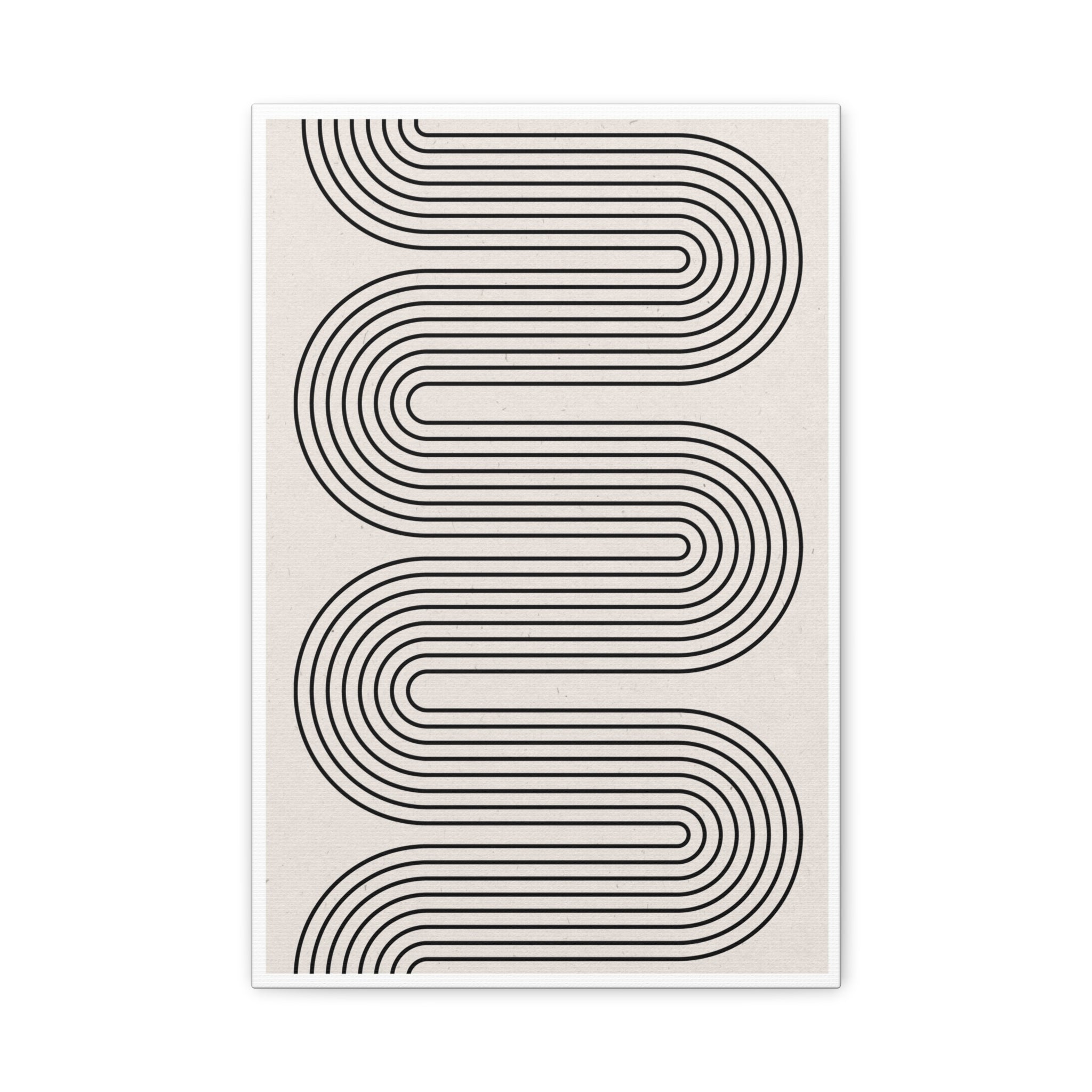 Monoline Rhythm Cascade - Canvas