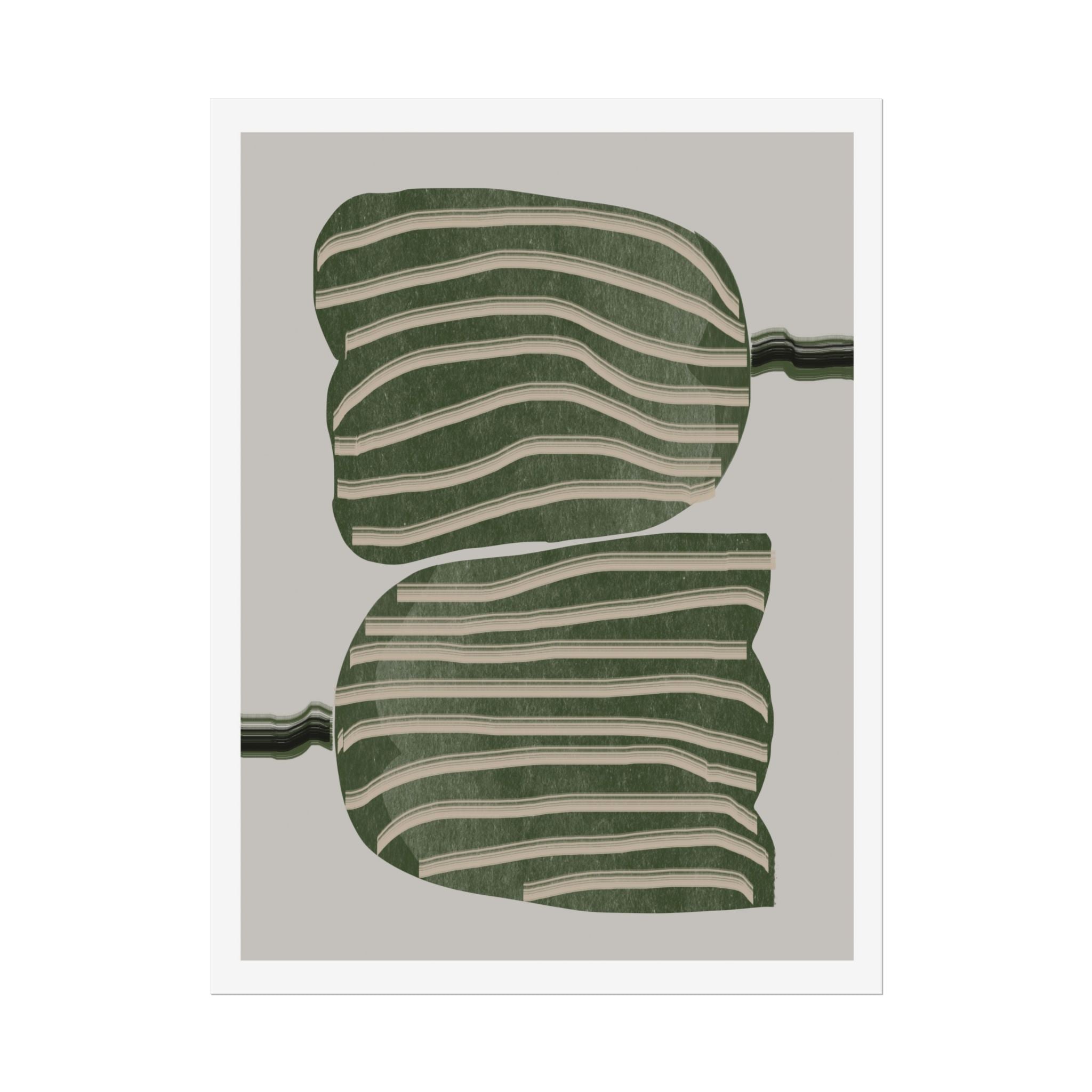 Verdant Echo Layers - Poster