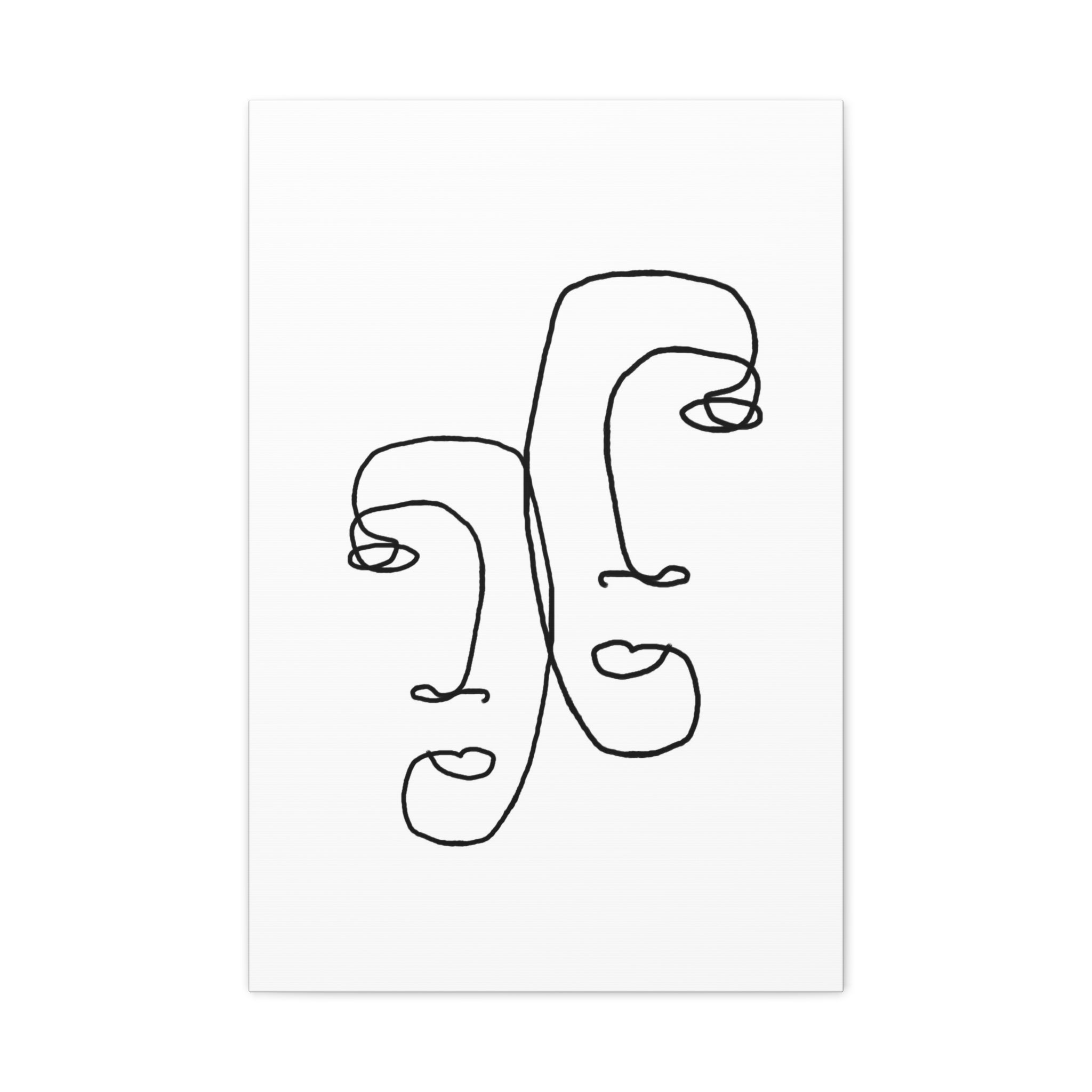 Silent Dual Reflections - Canvas