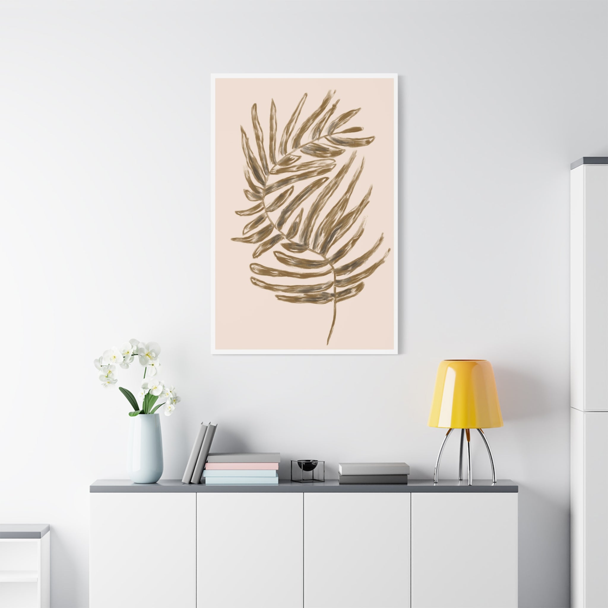 Golden Frond Reverie - Canvas