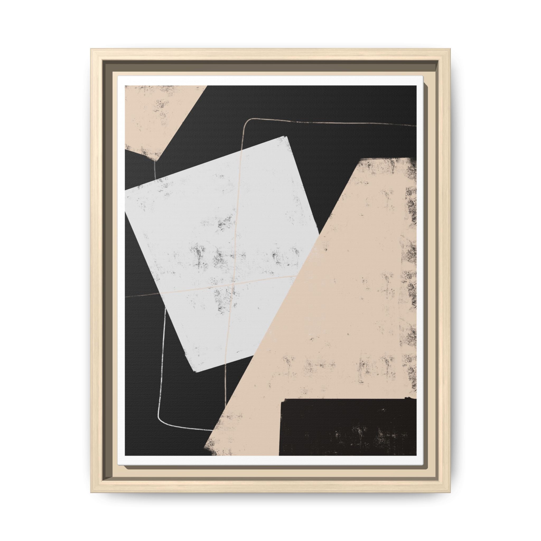 Silent Geometry Passage - Framed