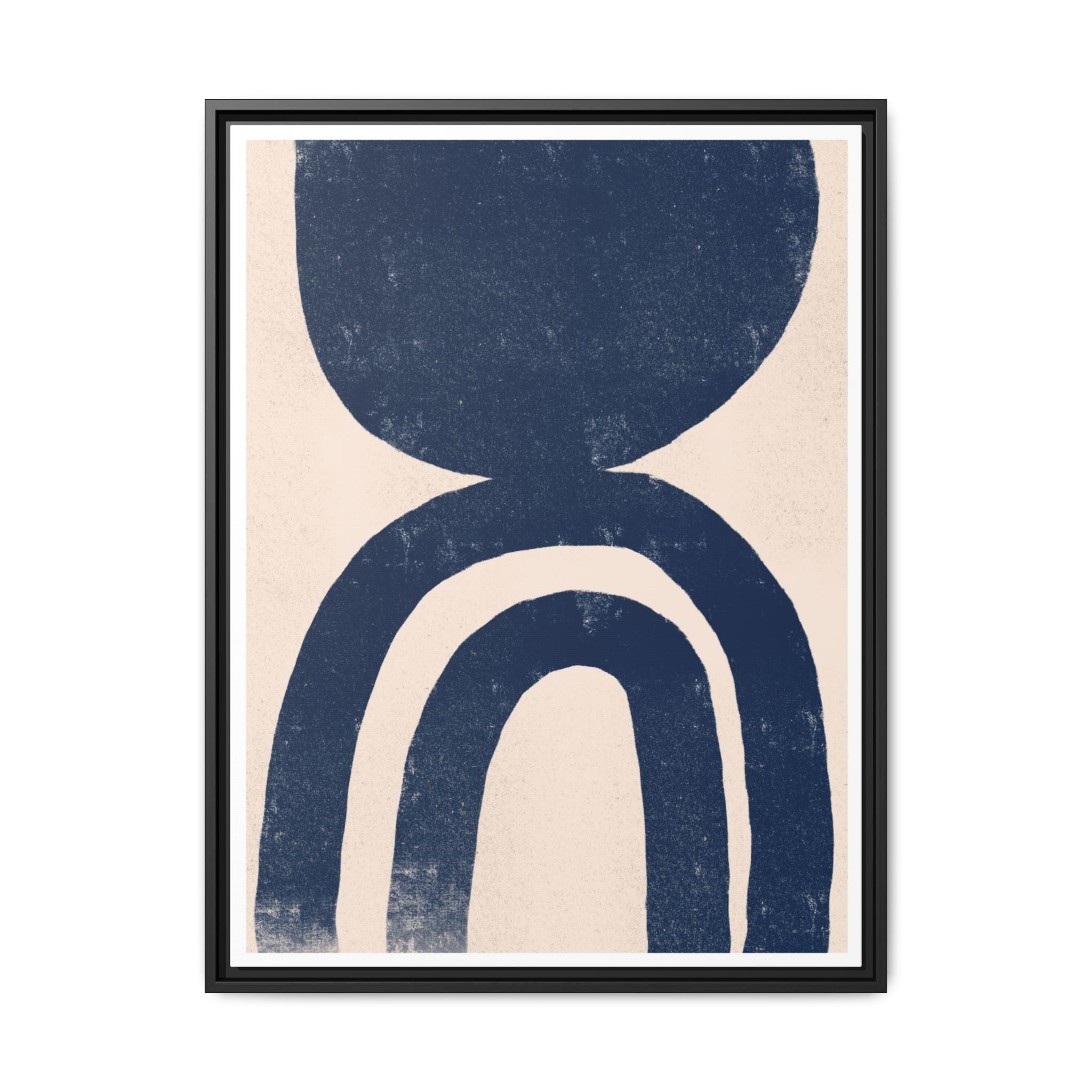 Indigo Arch Stillness - Framed