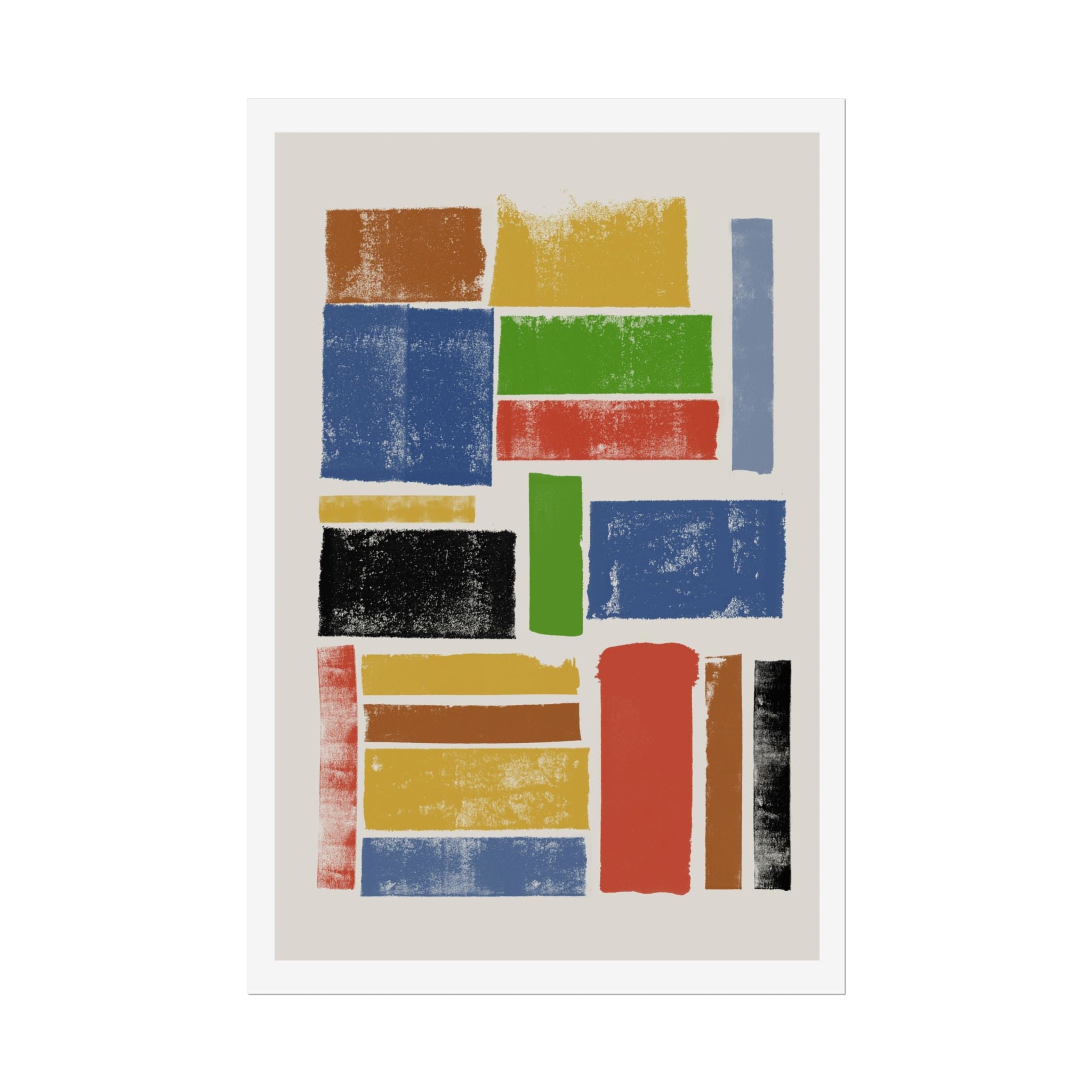 Playful Color Rhythm - Poster