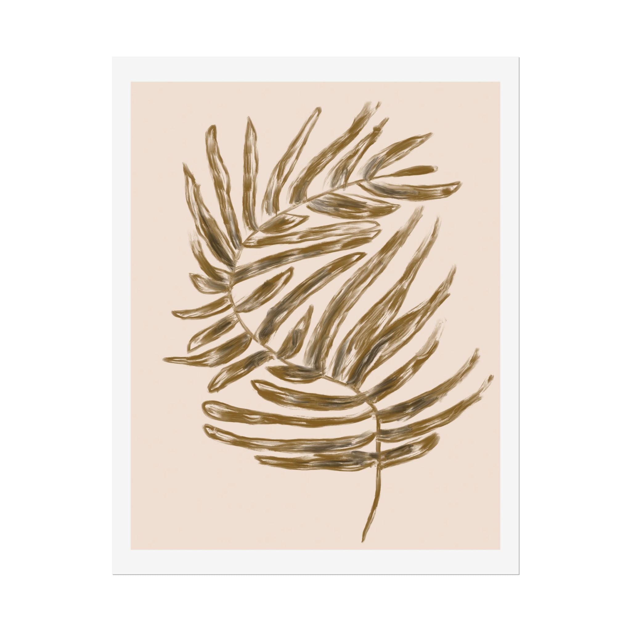 Golden Frond Reverie - Poster