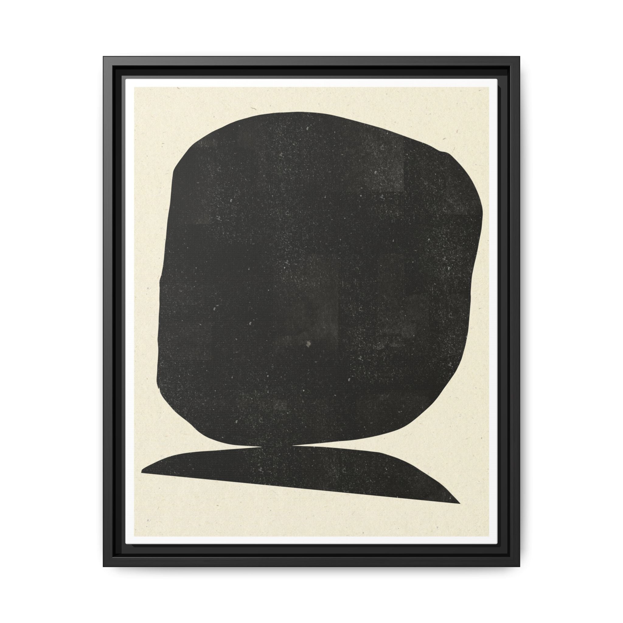 Midnight Monolith Whisper - Framed