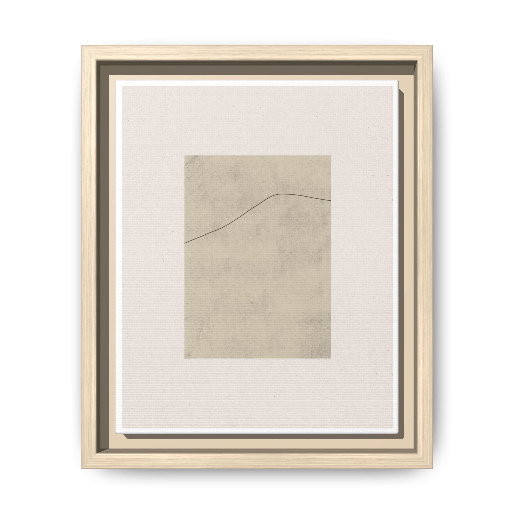 Whispered Horizon Trace - Framed
