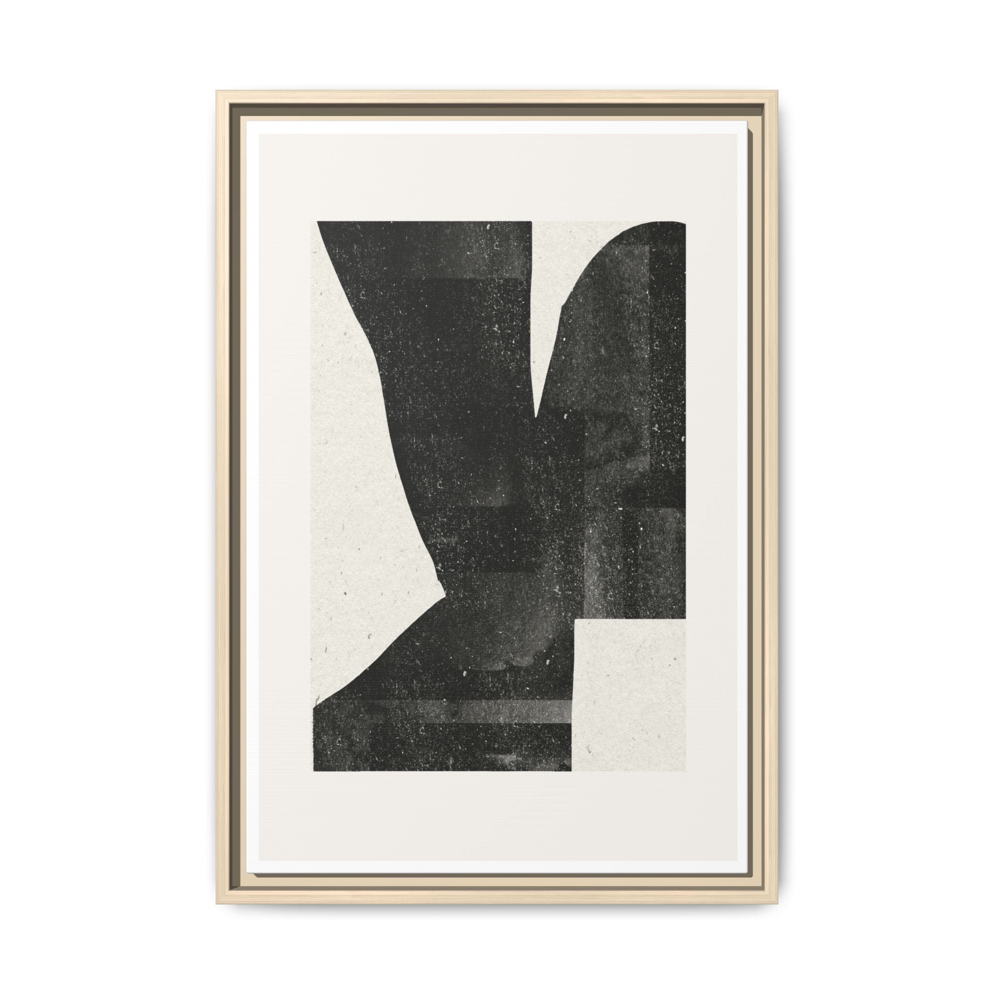 Noir Balance Echoes - Framed