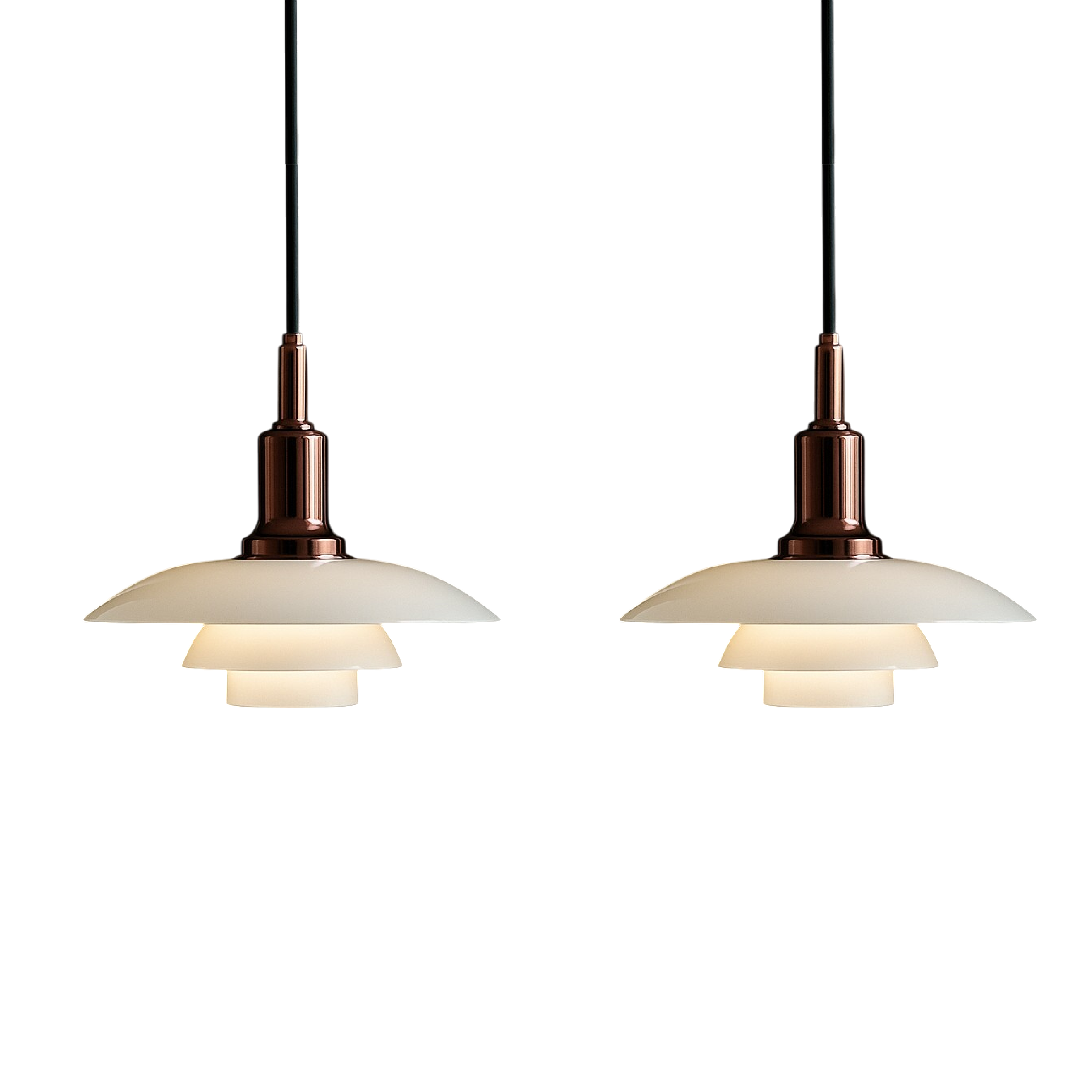 2 3 Head Danish Designer Pendant Light