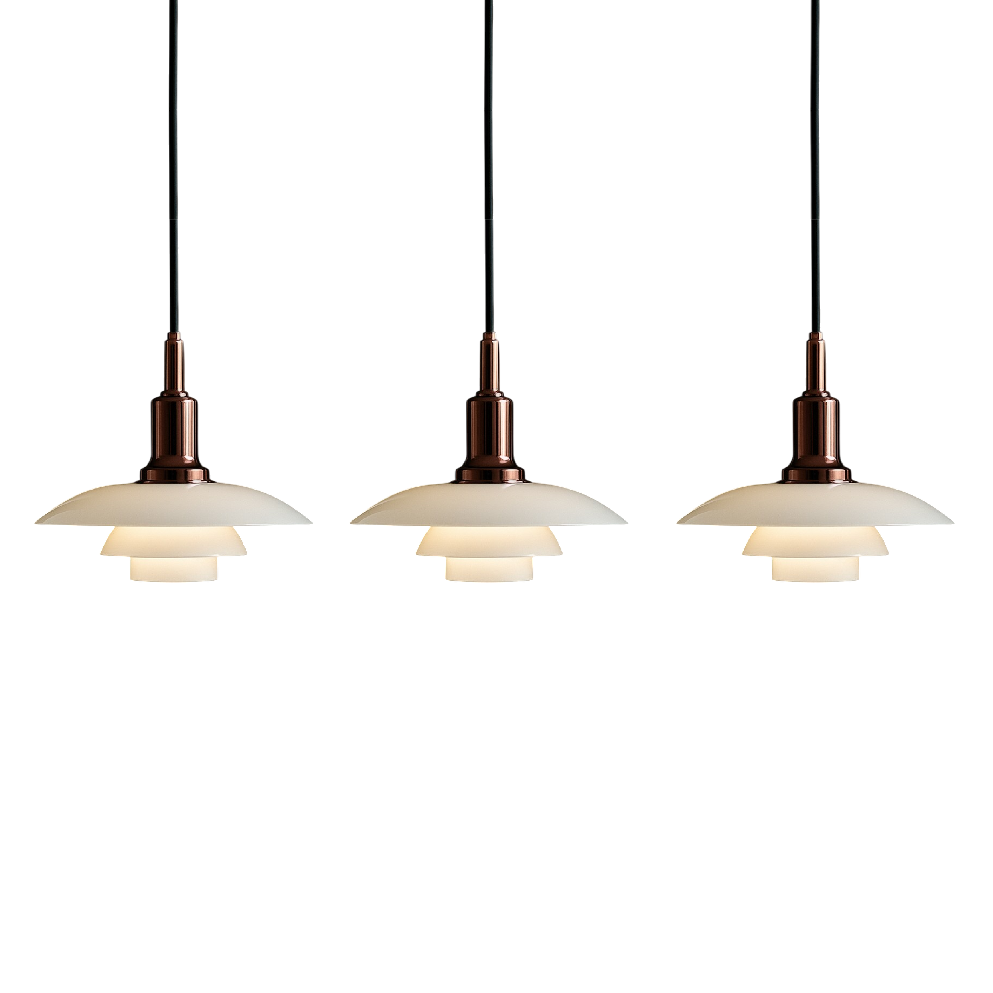2 3 Head Danish Designer Pendant Light