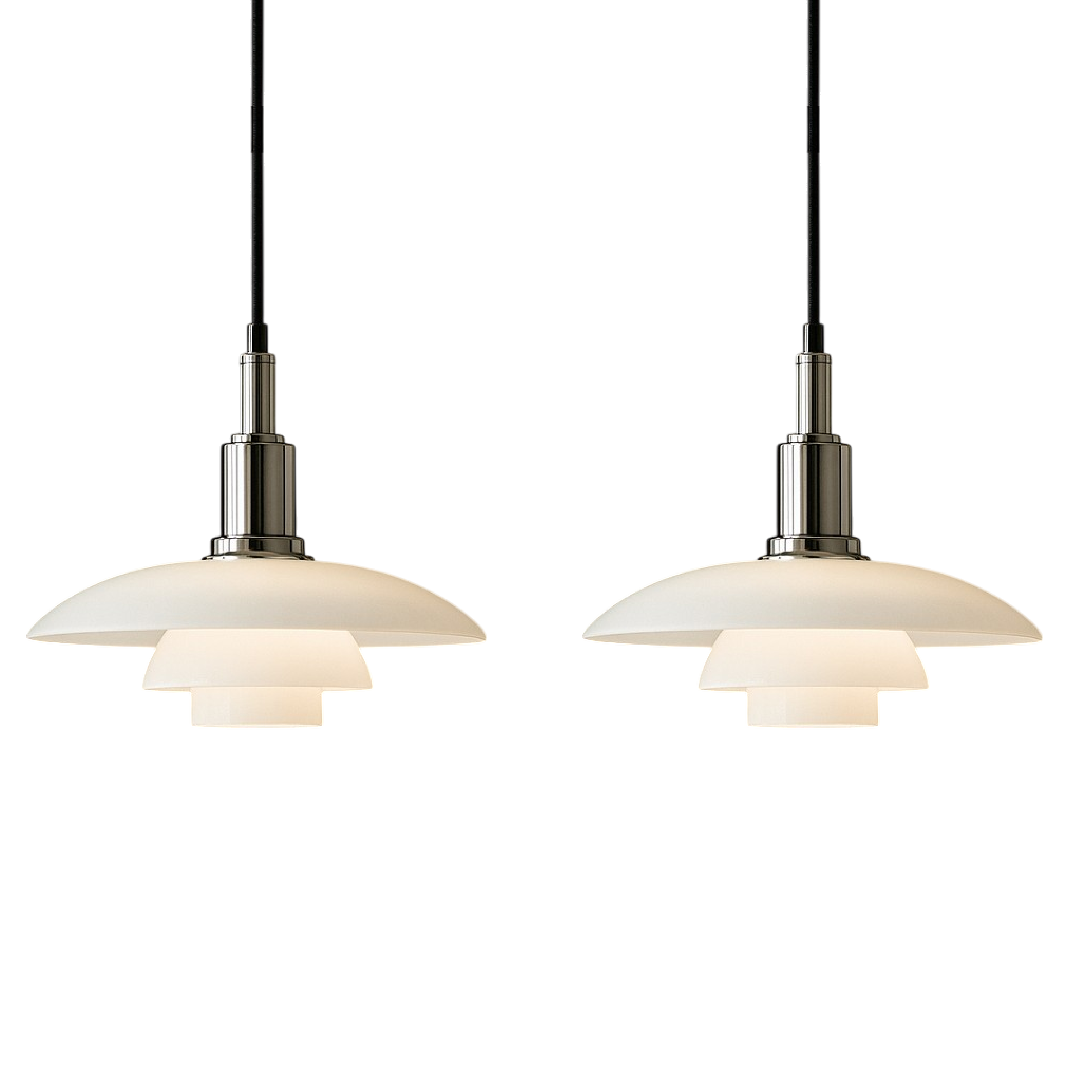 2 3 Head Danish Designer Pendant Light