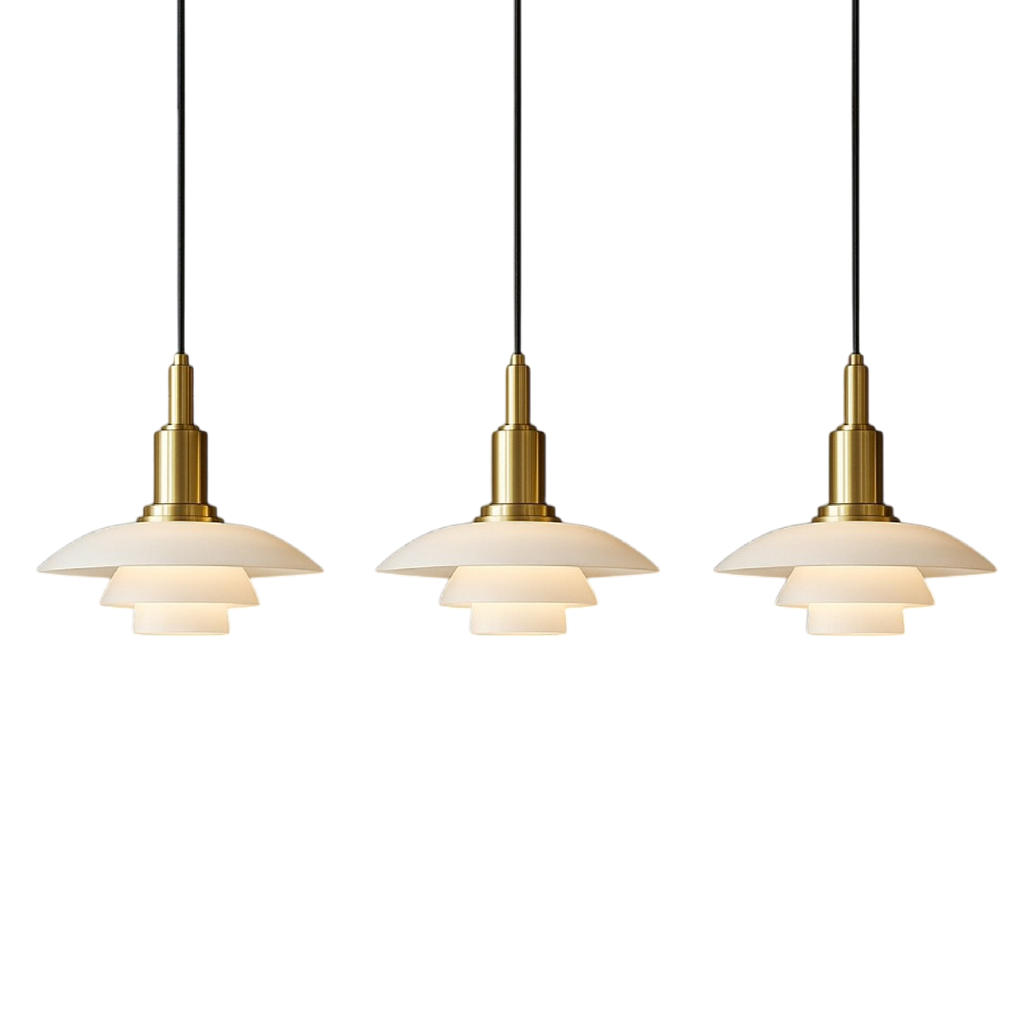 2 3 Head Danish Designer Pendant Light