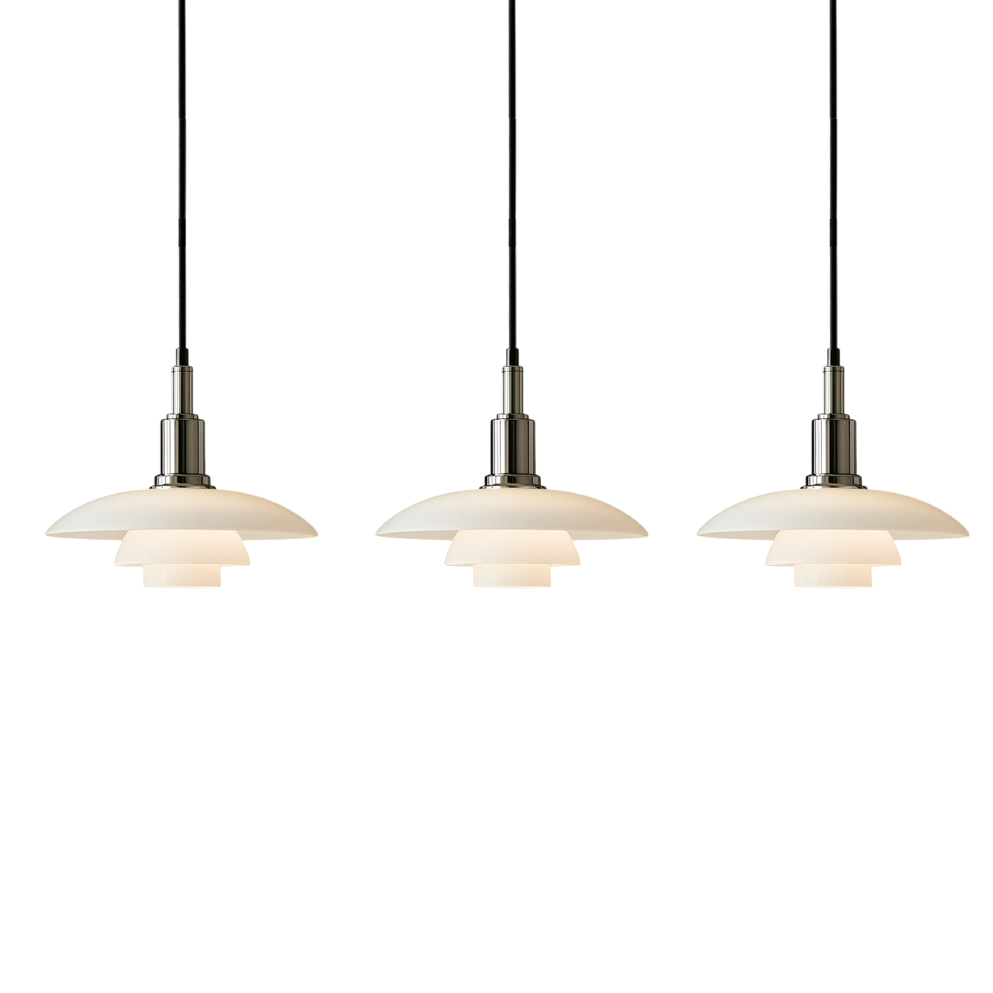 2 3 Head Danish Designer Pendant Light