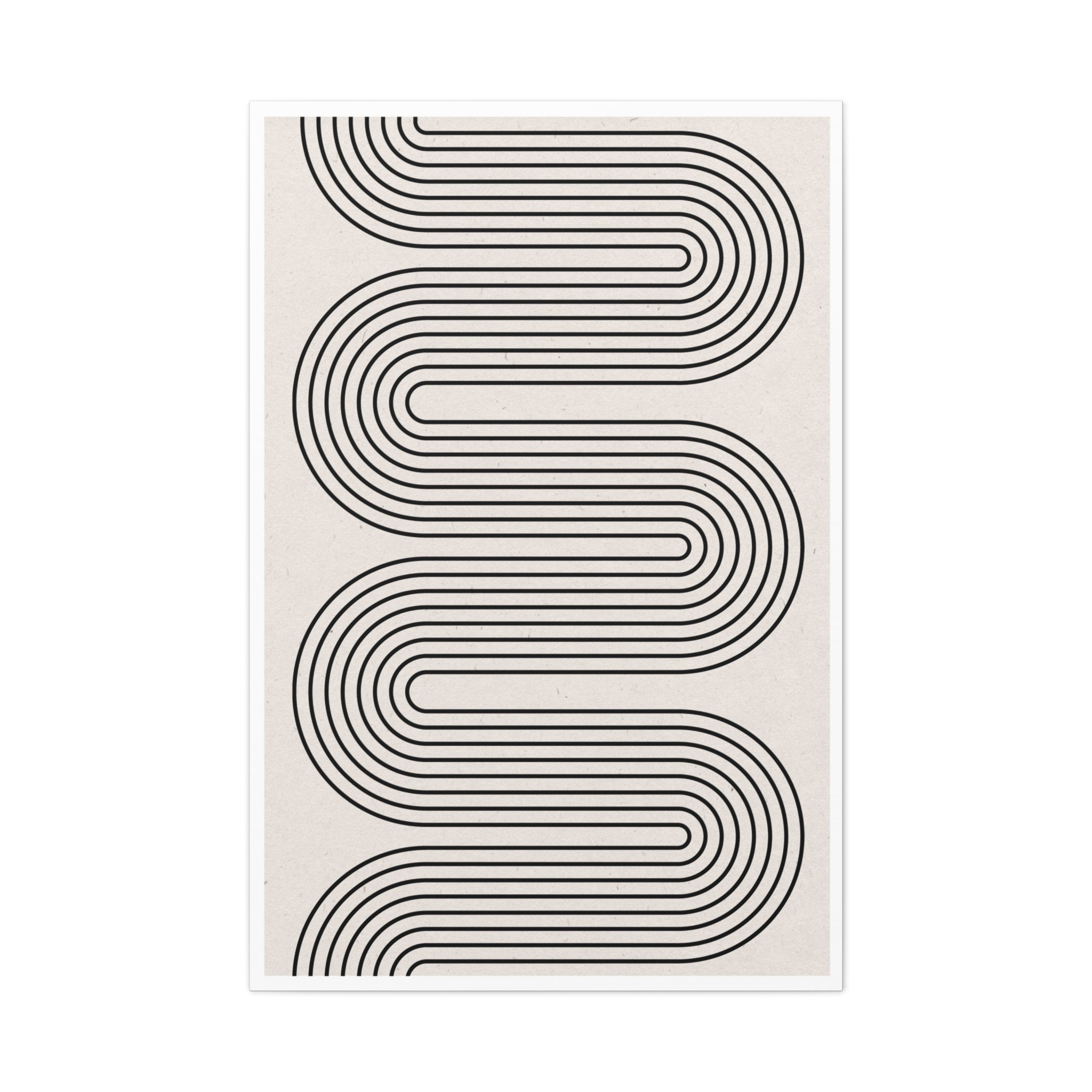 Monoline Rhythm Cascade - Canvas