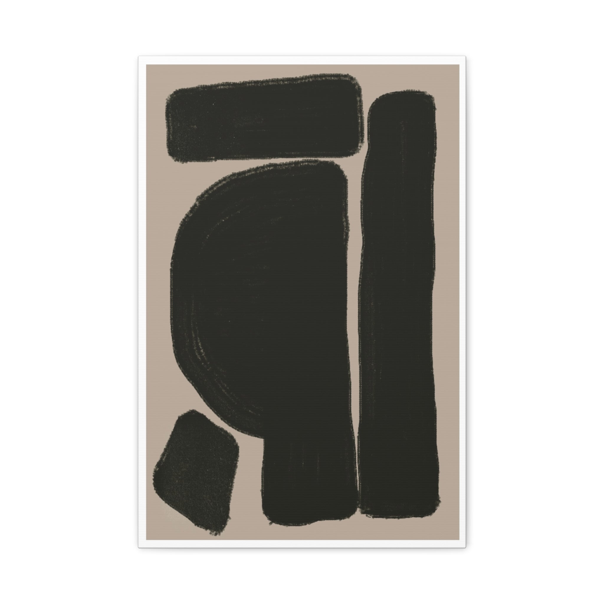 Velvet Obsidian Forms - Canvas