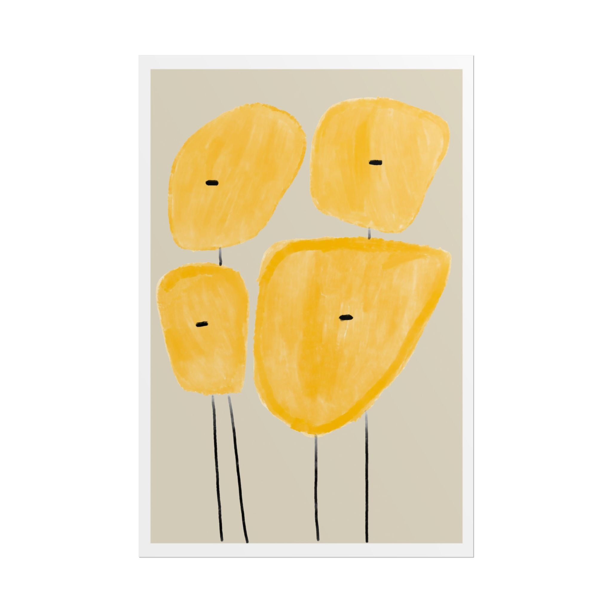 Golden Meadow Figures - Poster