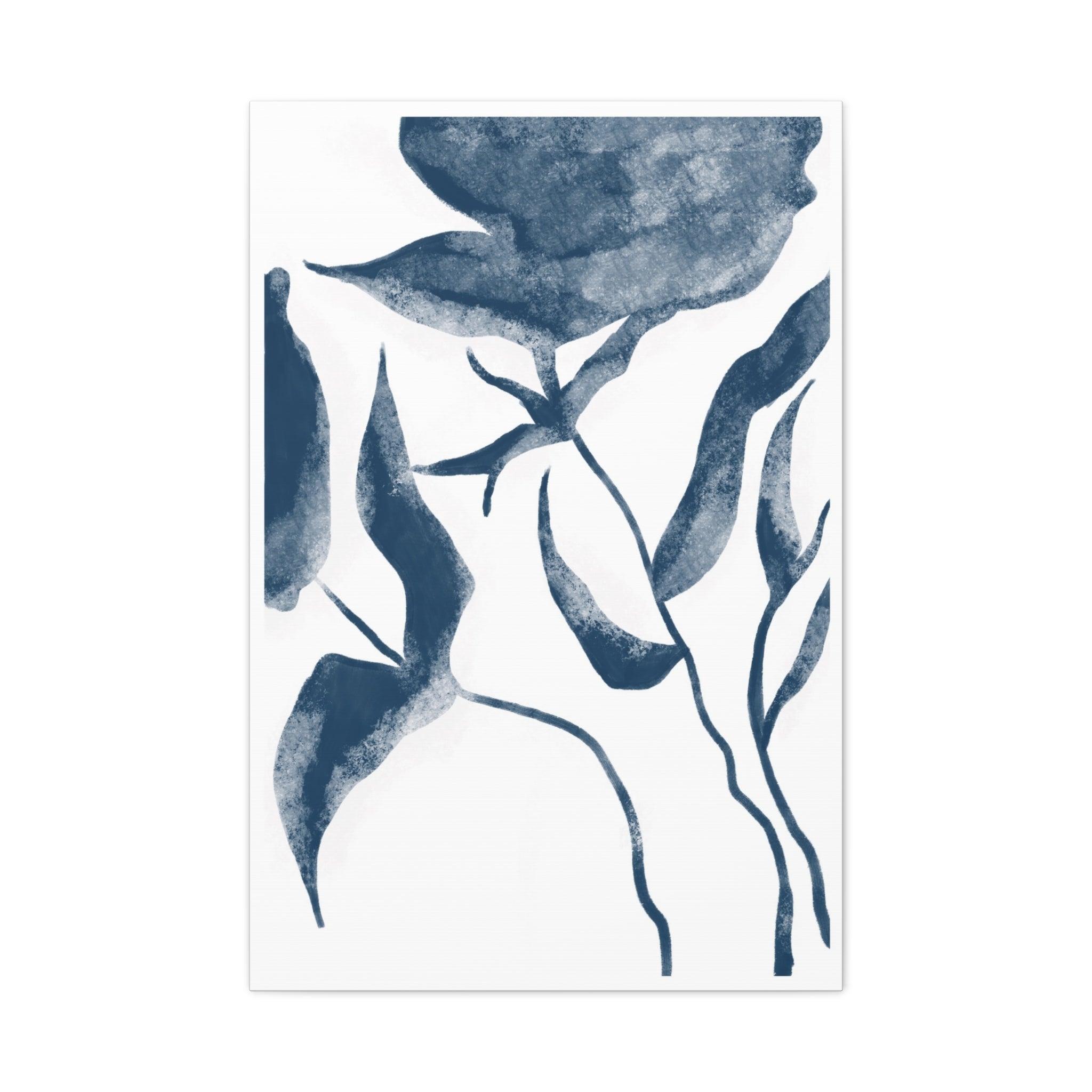 Indigo Bloom Reverie - Canvas