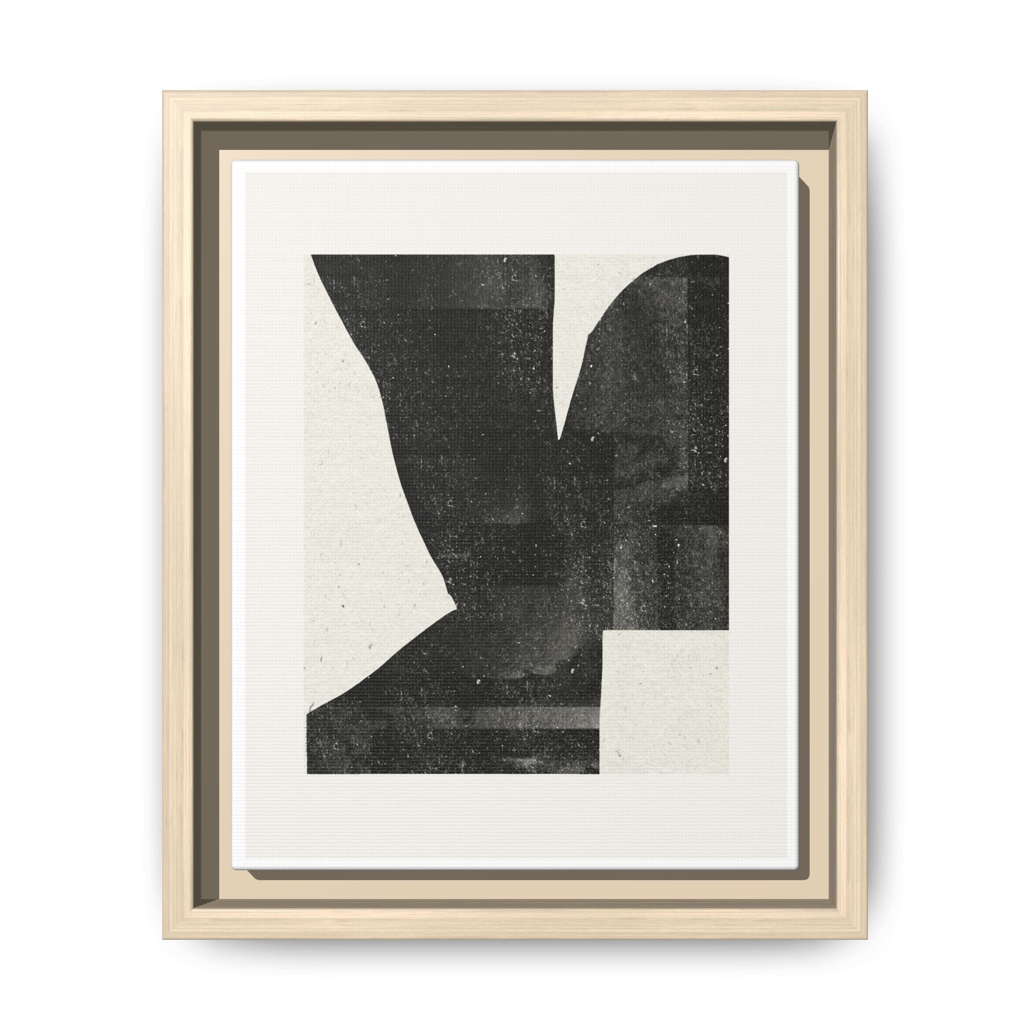 Noir Balance Echoes - Framed