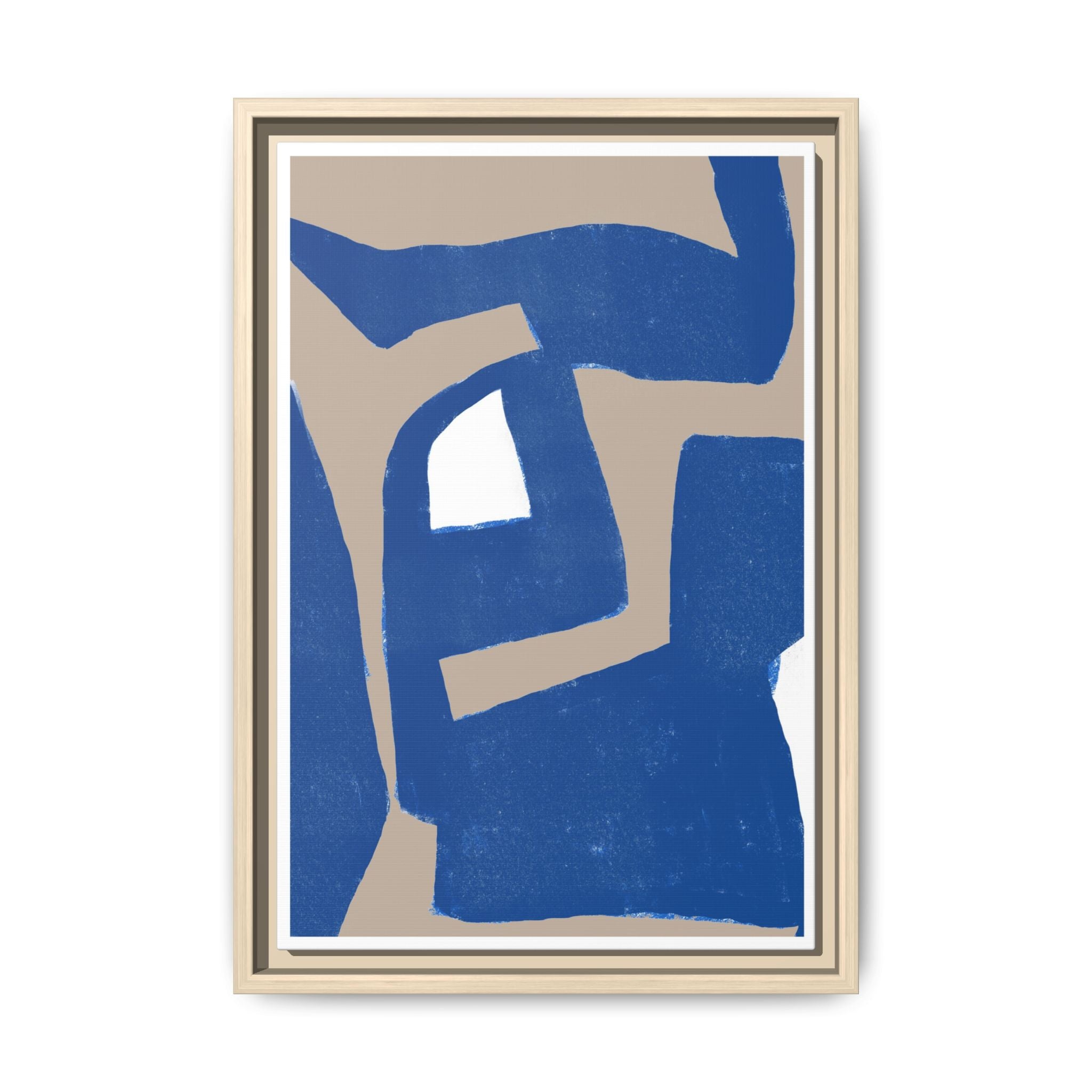 Cobalt Passage Echoes - Framed