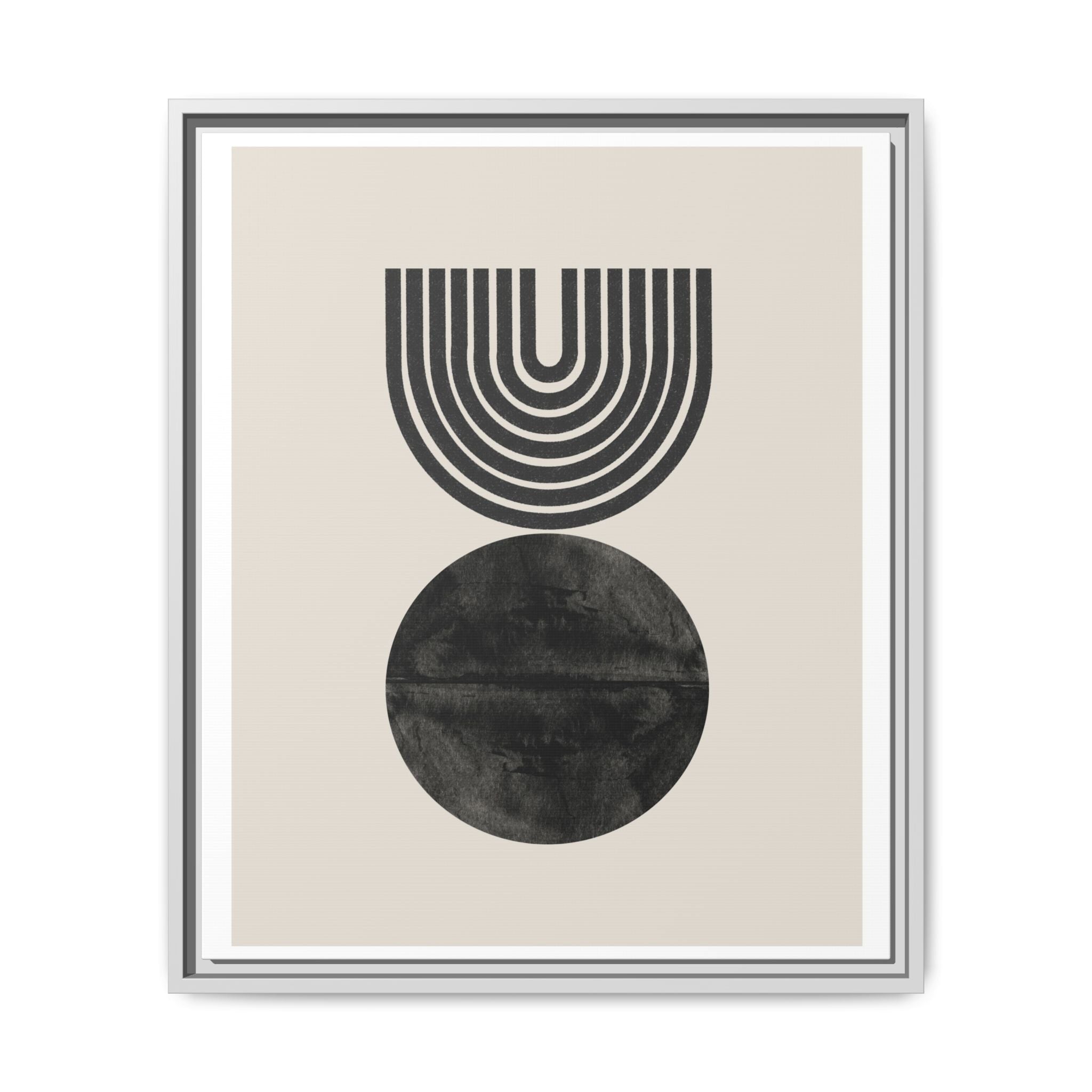 Obsidian Echo Arches - Framed