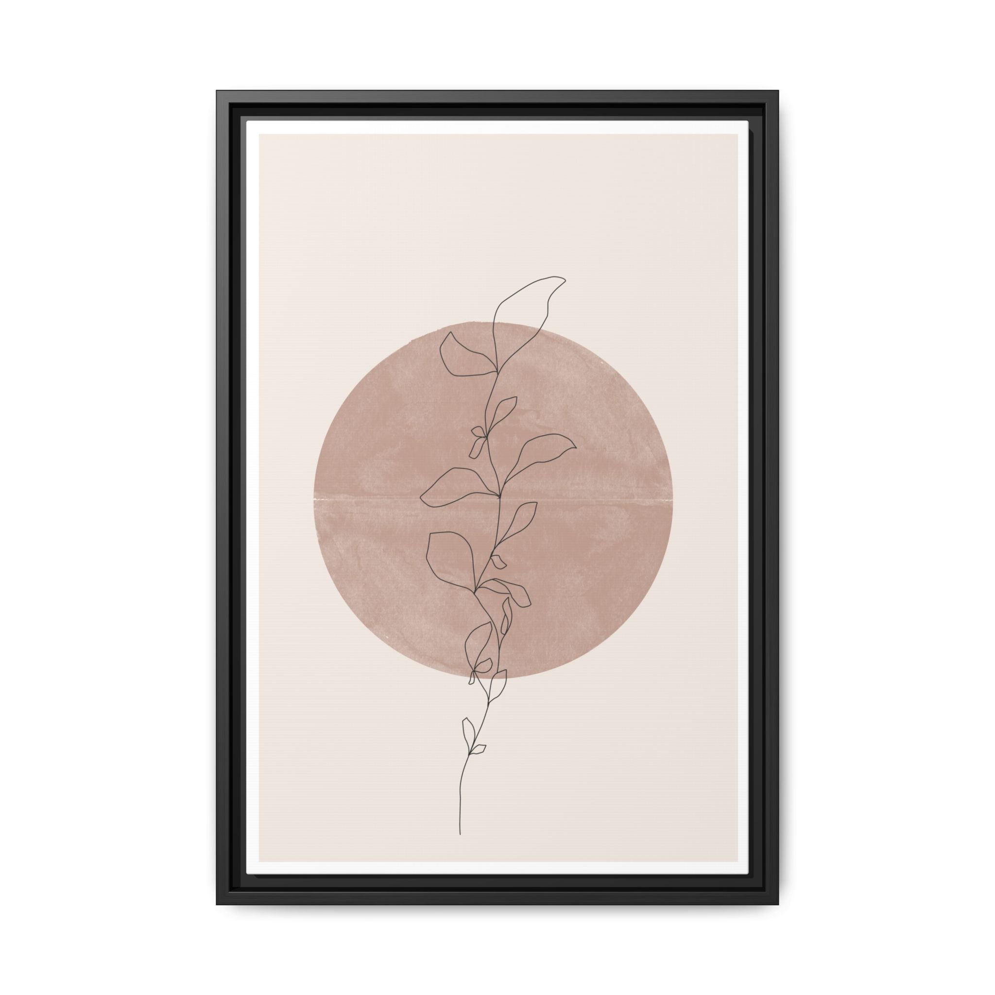 Blush Moonvine Quietude - Framed