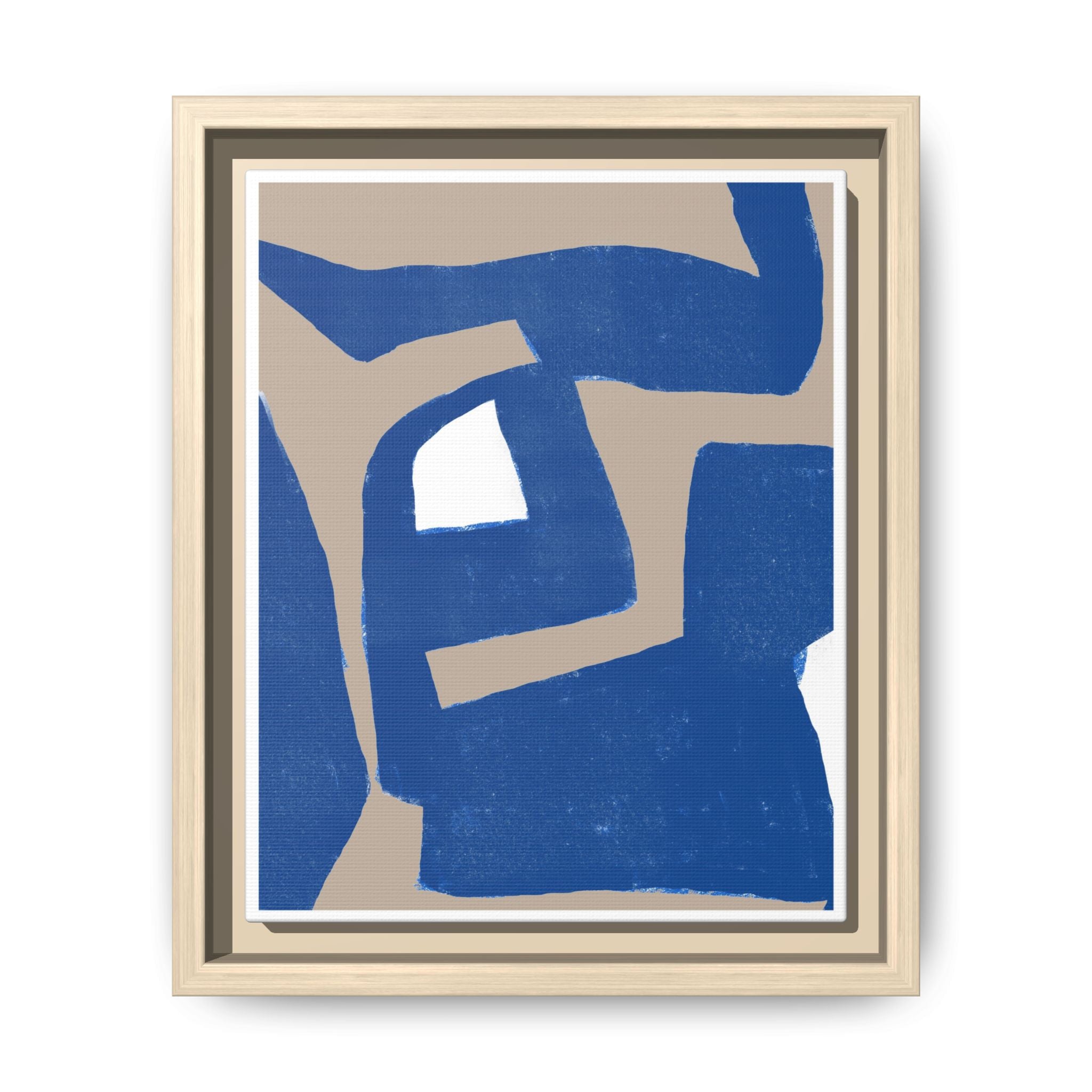 Cobalt Passage Echoes - Framed