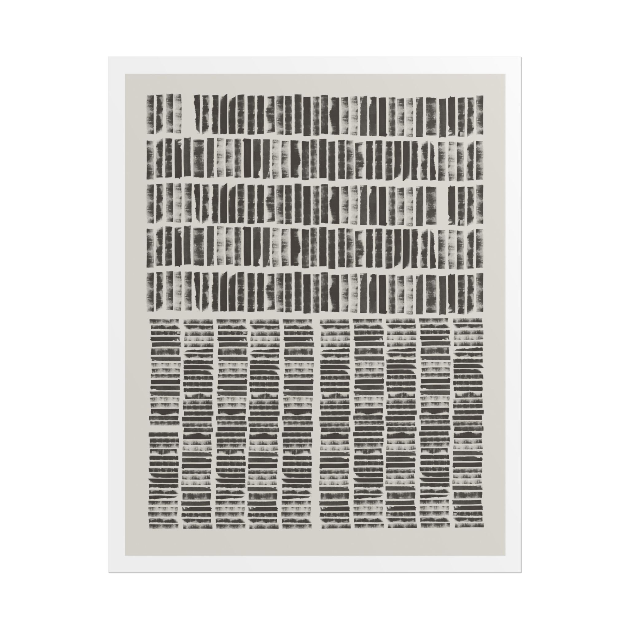 Shadow Rhythm Columns - Poster